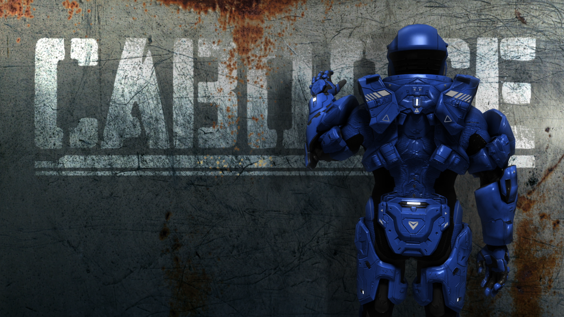 Red vs Blue Caboose Wallpaper