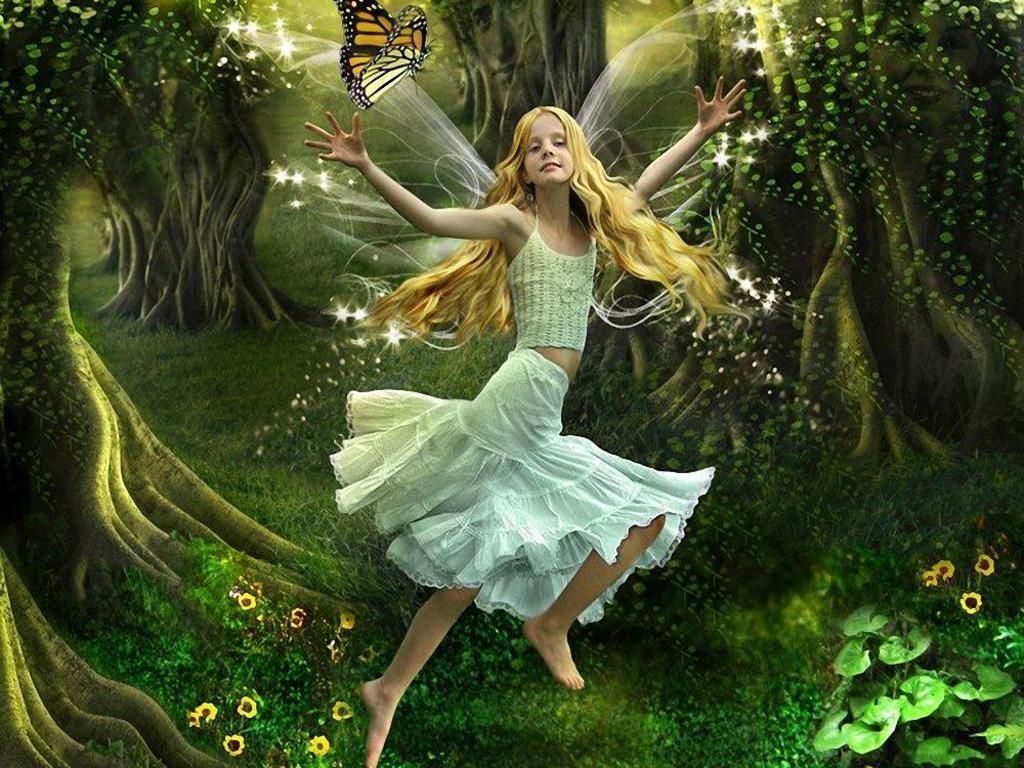 Fairies in the forest. Forest Little Fairy Wallpaper The Free Forest Little Fairy. Fairy wallpaper, Fairy picture, Forest fairy