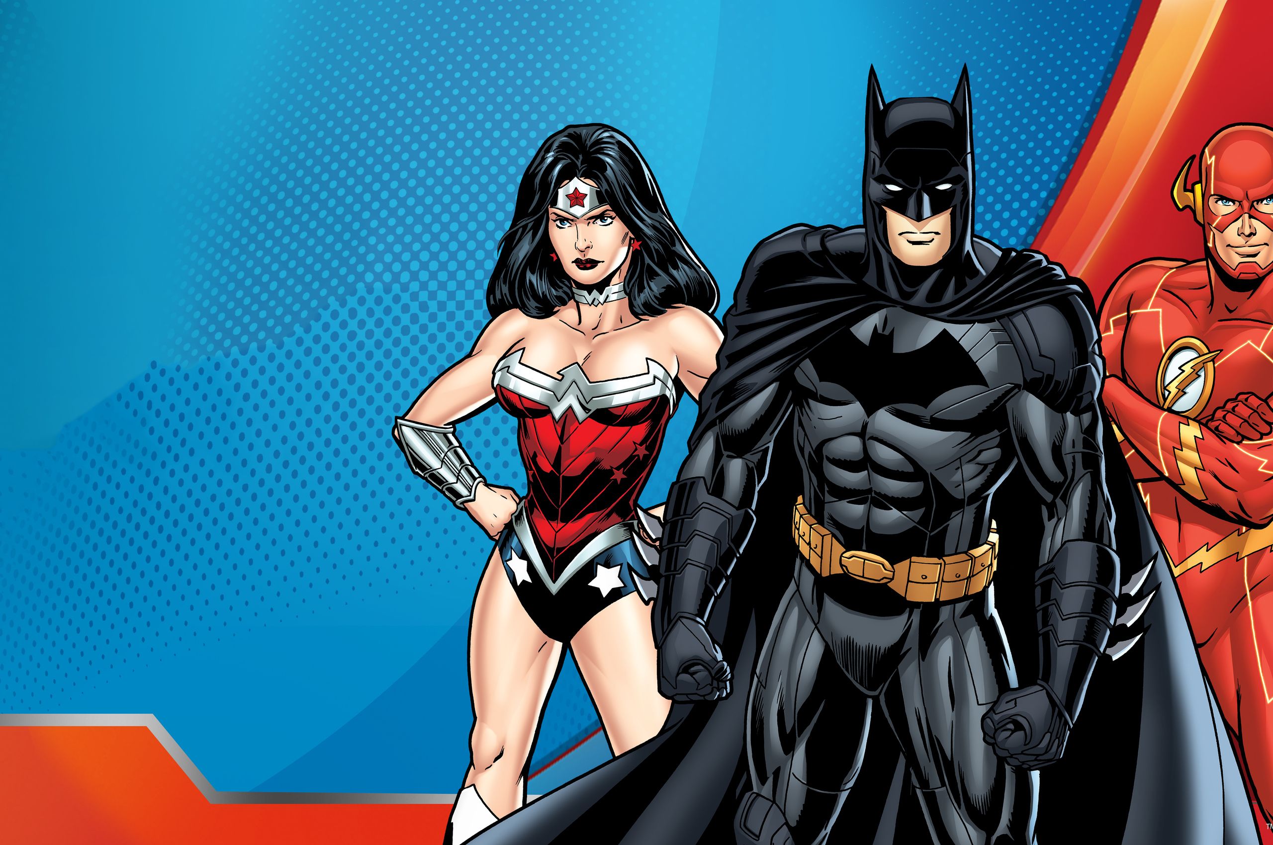 Flash Batman And Wonderwoman