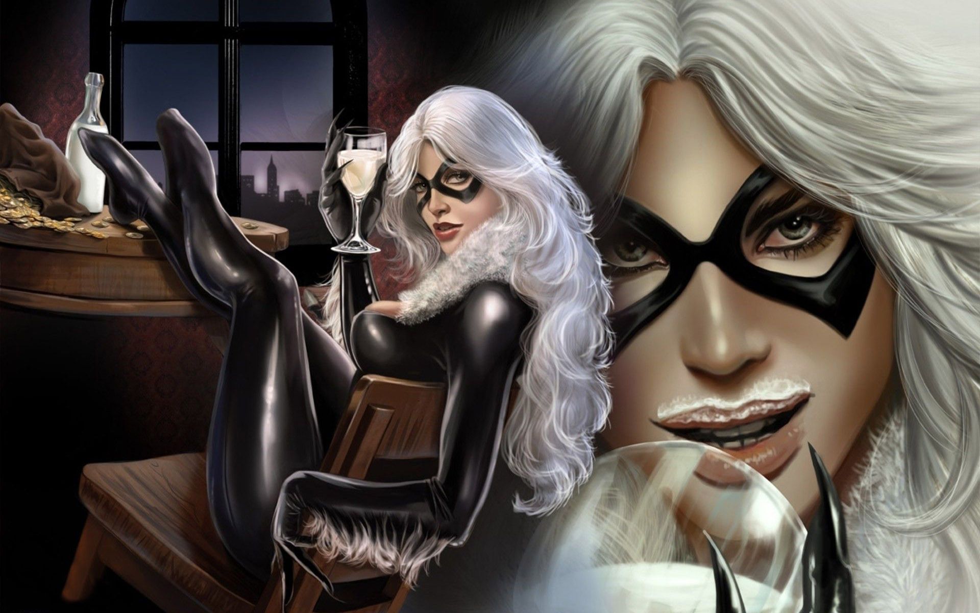 Black Cat Marvel Wallpaper