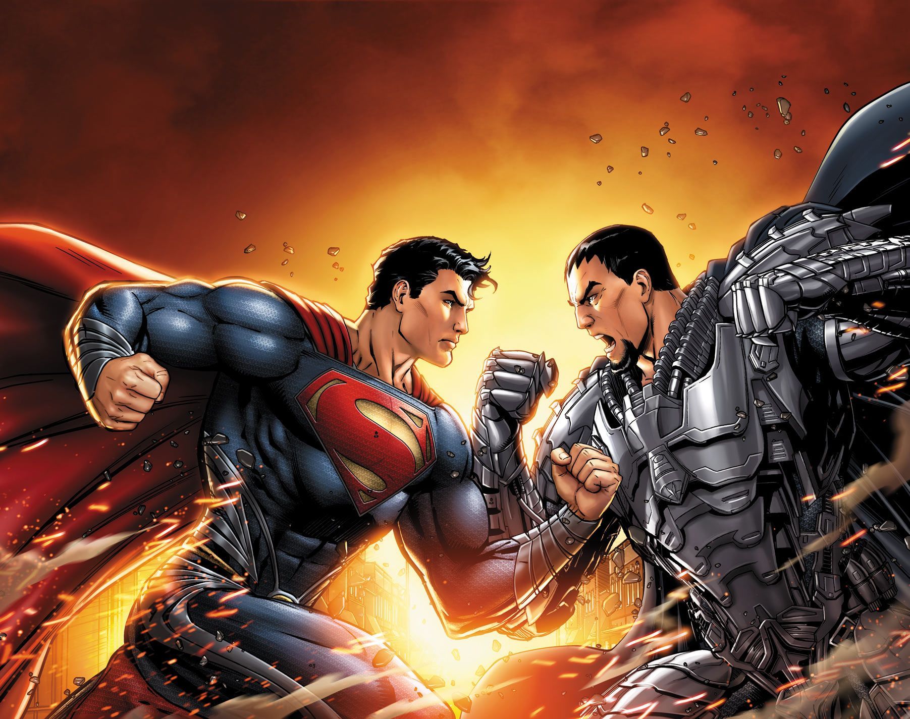 Man of Steel: Superman saves Smallville. Superman wallpaper, Superman, Man of steel