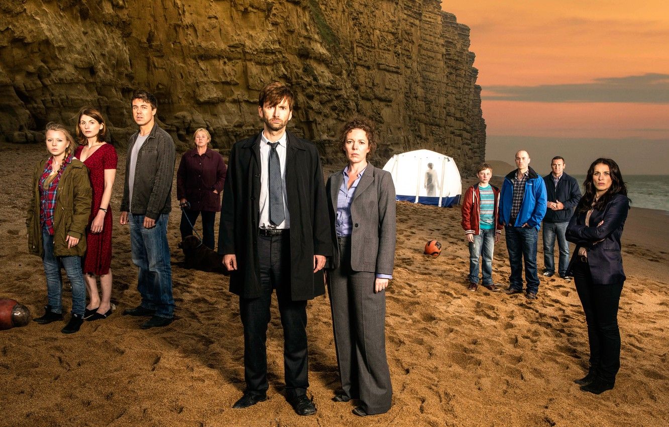 Wallpaper the series, David Tennant, Broadchurch, Olivia Colman, other, Broadchurch image for desktop, section фильмы