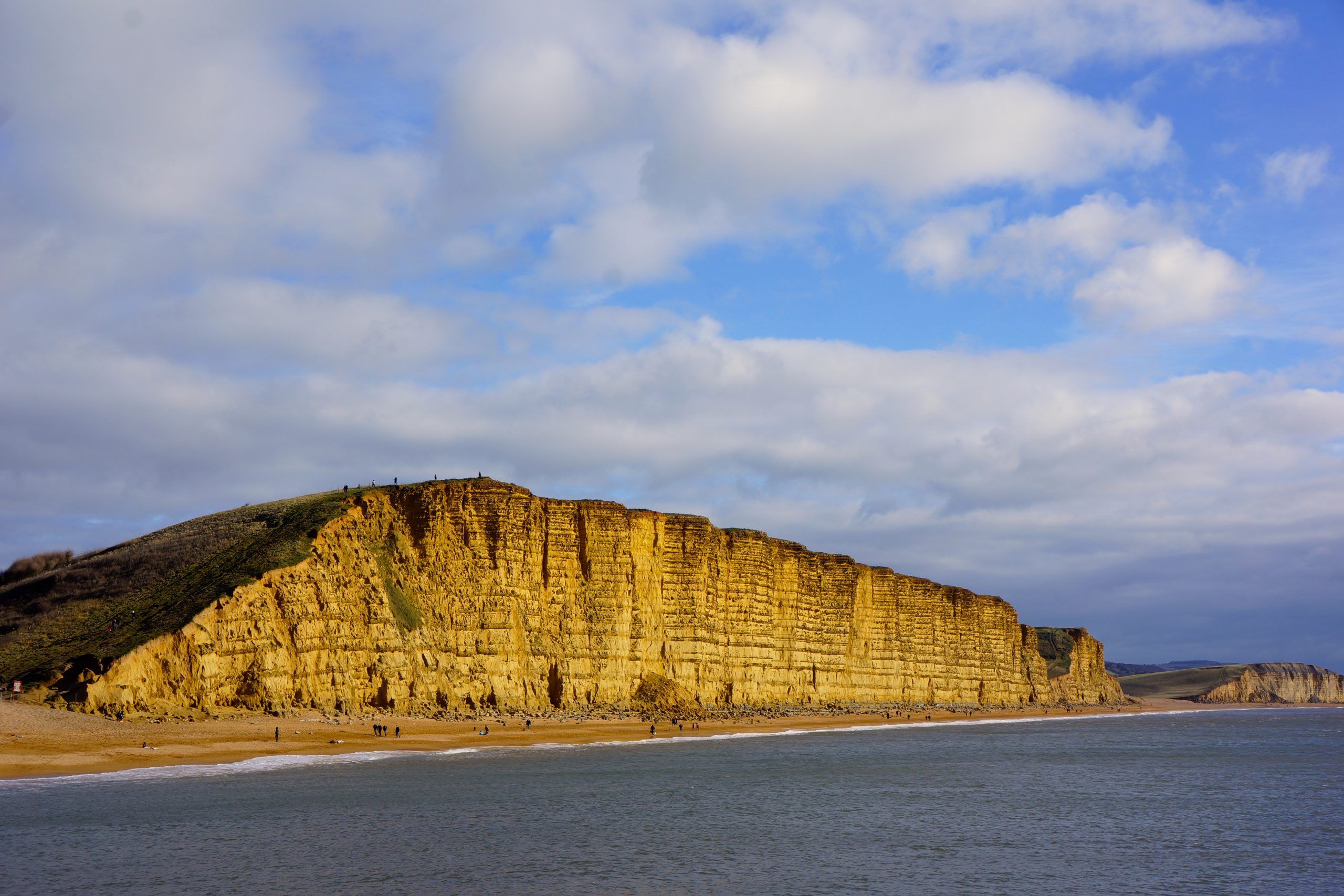 Sunday Photo: The Cliffs in Dorset Made Famous by Broadchurch in West Bay, Dorset For Your Desktop Wallpaper