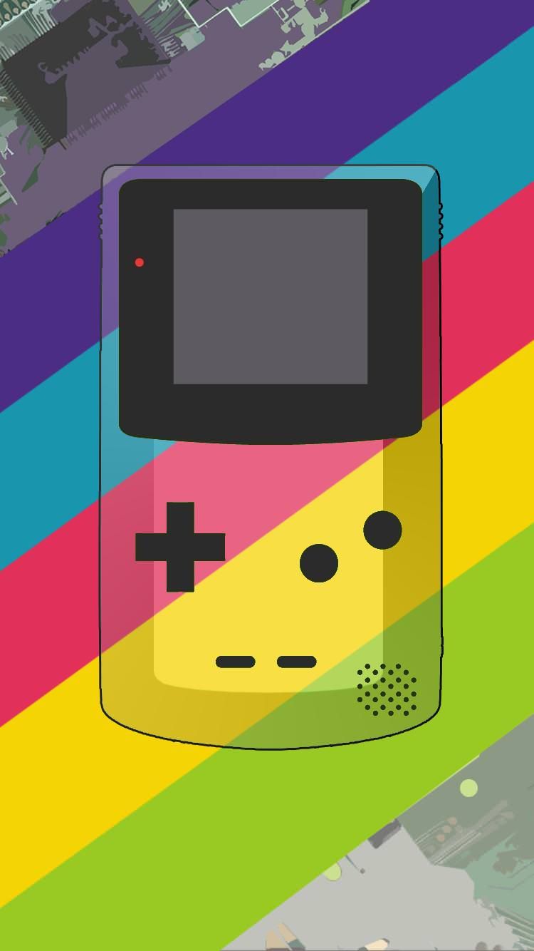 iPhone Wallpaper tjn  Gameboy, Gameboy color pokemon, Gameboy iphone