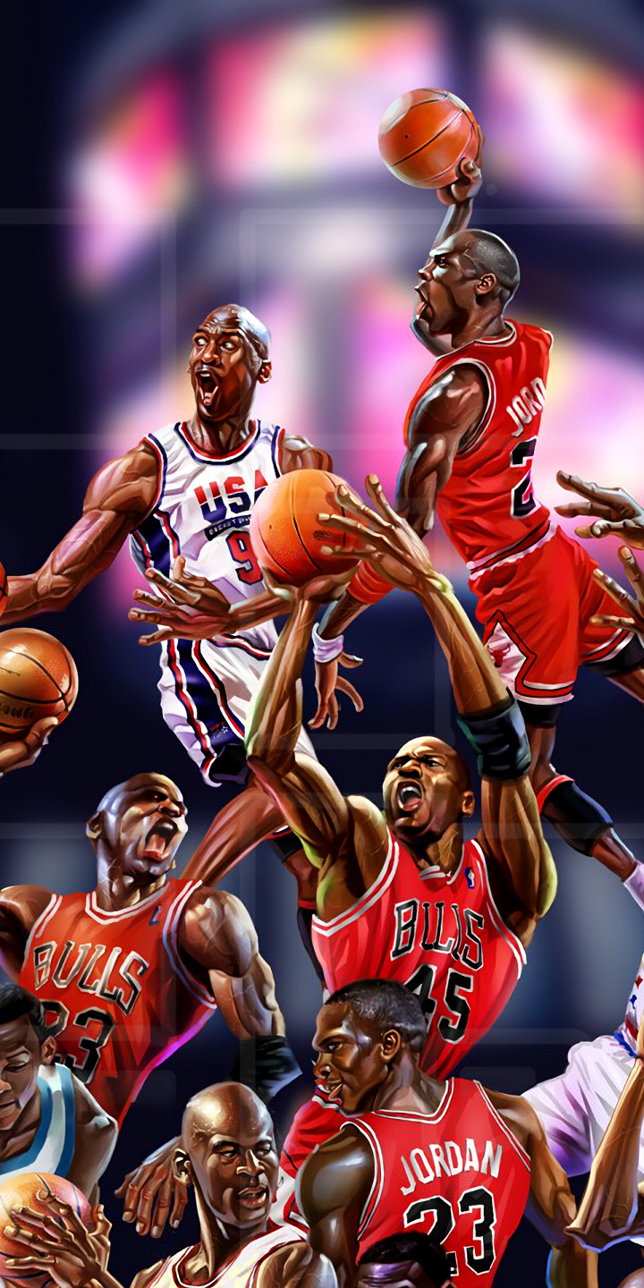 NBA Logo Phone Wallpapers on Behance  Nba logo Nba Logo basketball
