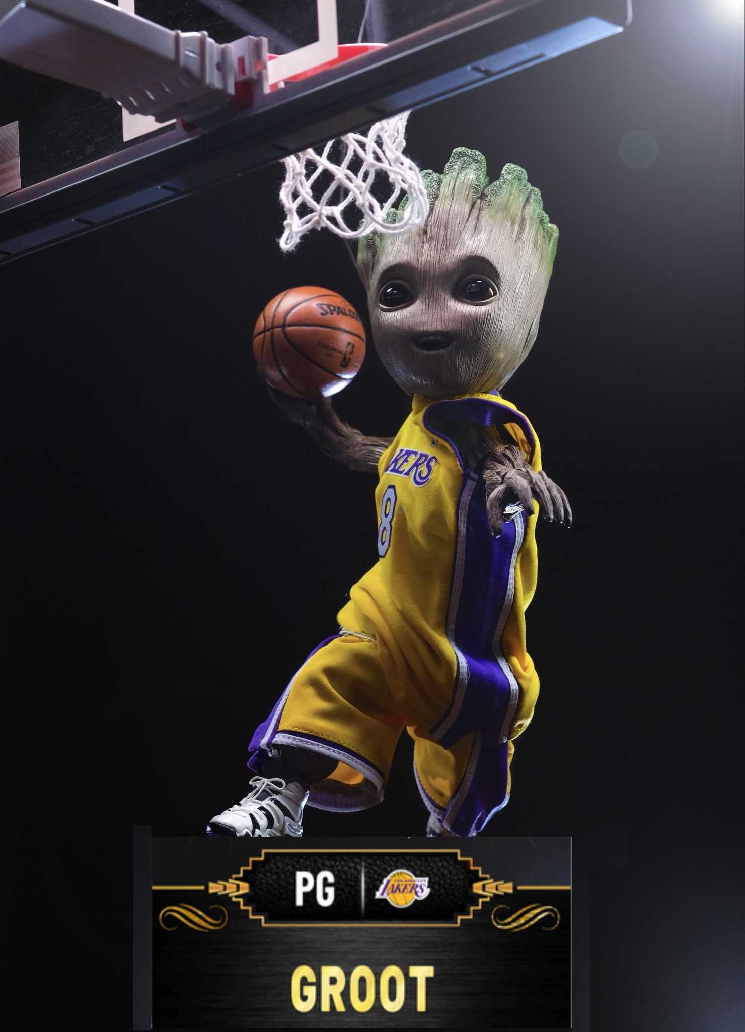 Baby Groot NBA Wallpaper Free HD Wallpaper