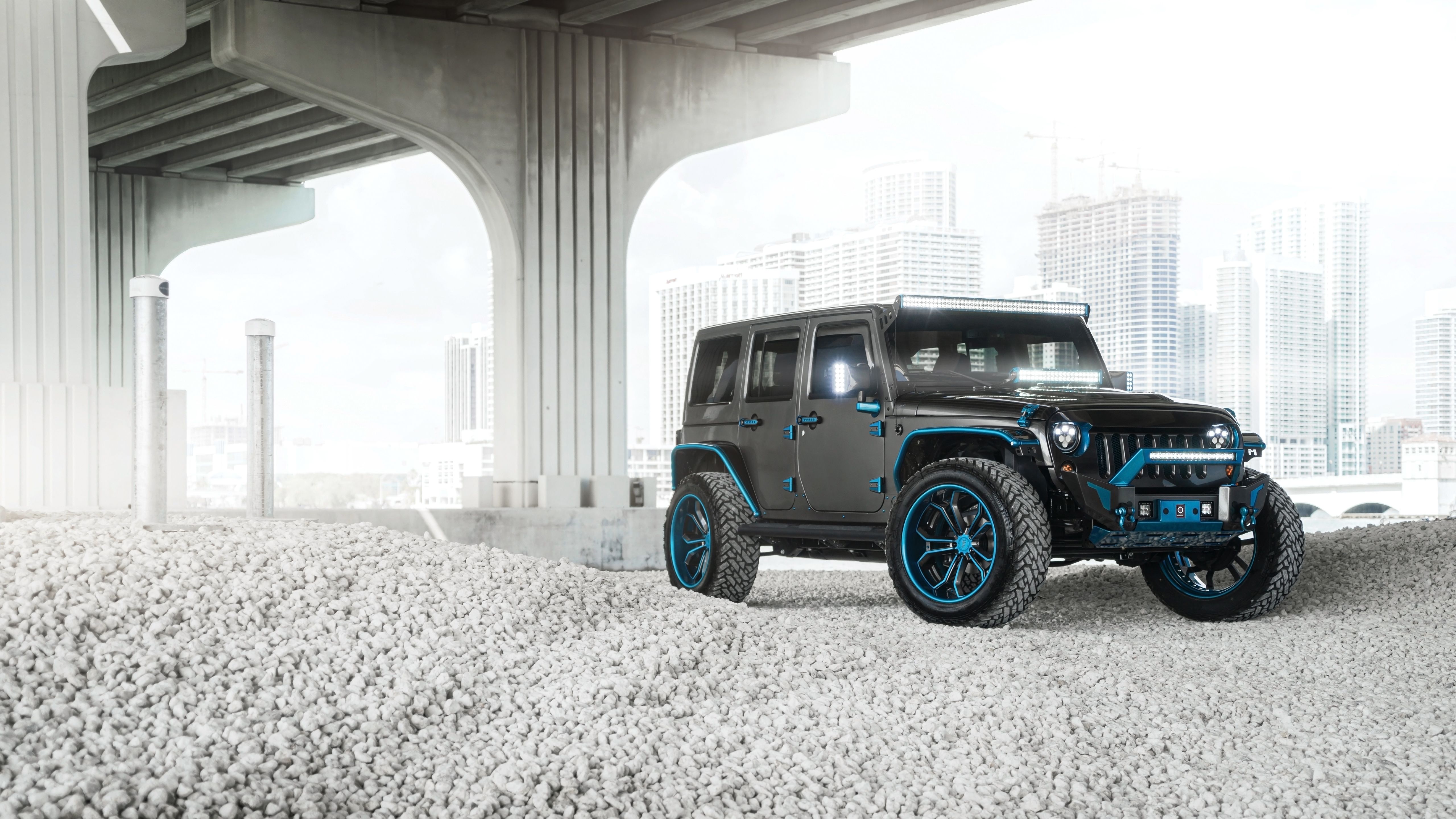 Blue Jeep Wallpaper