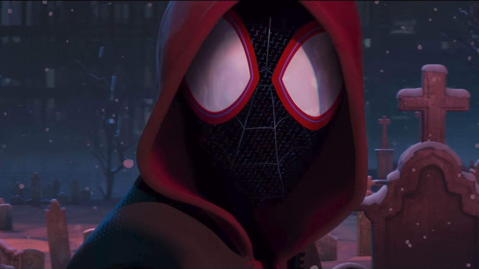 Desktop Wallpaper Spider Man: Into The Spider Verse, Movie, Mask, HD Image, Picture, Background, 25d37f