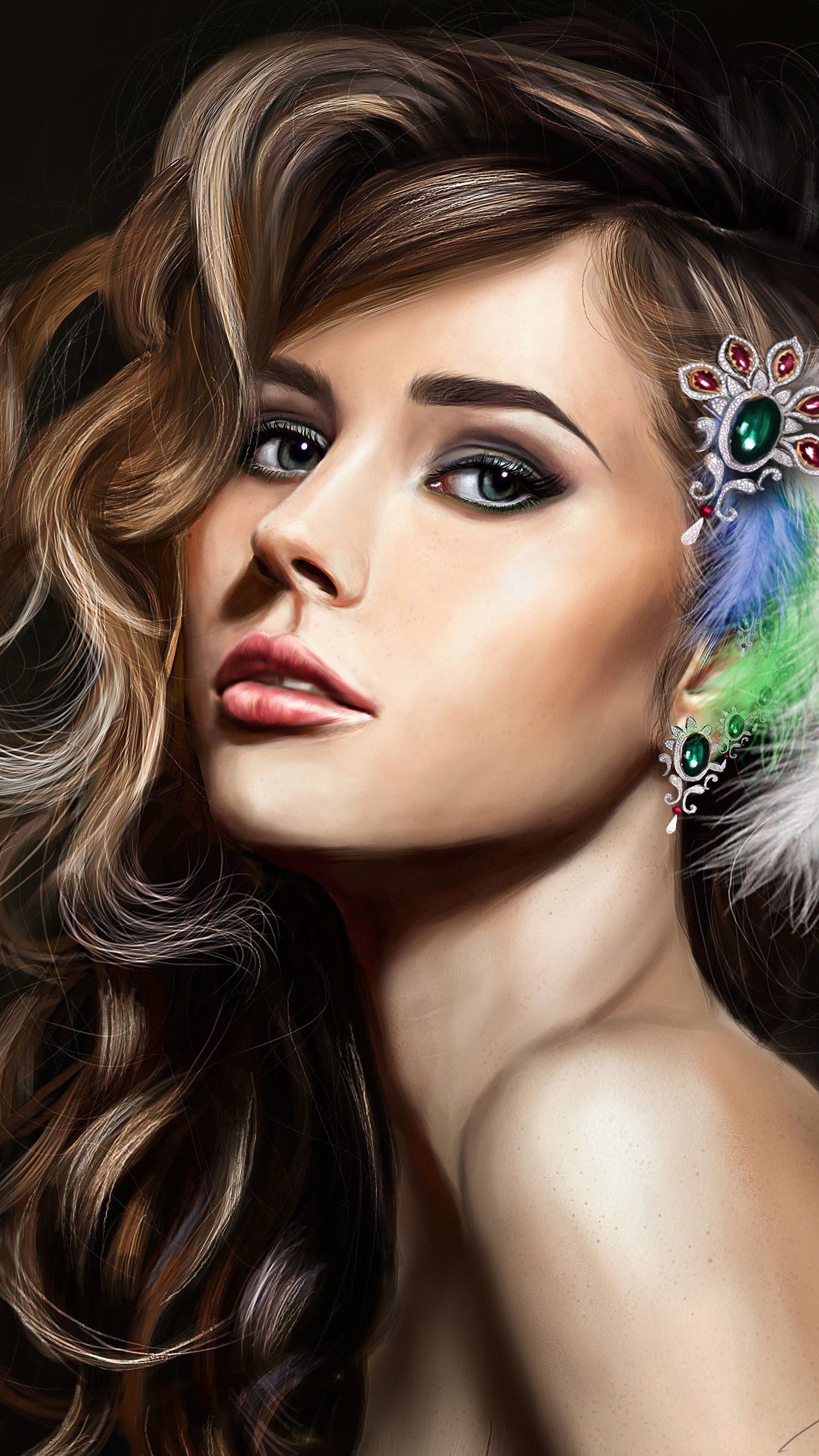 Beautiful Fantasy Girl 4K Wallpaper