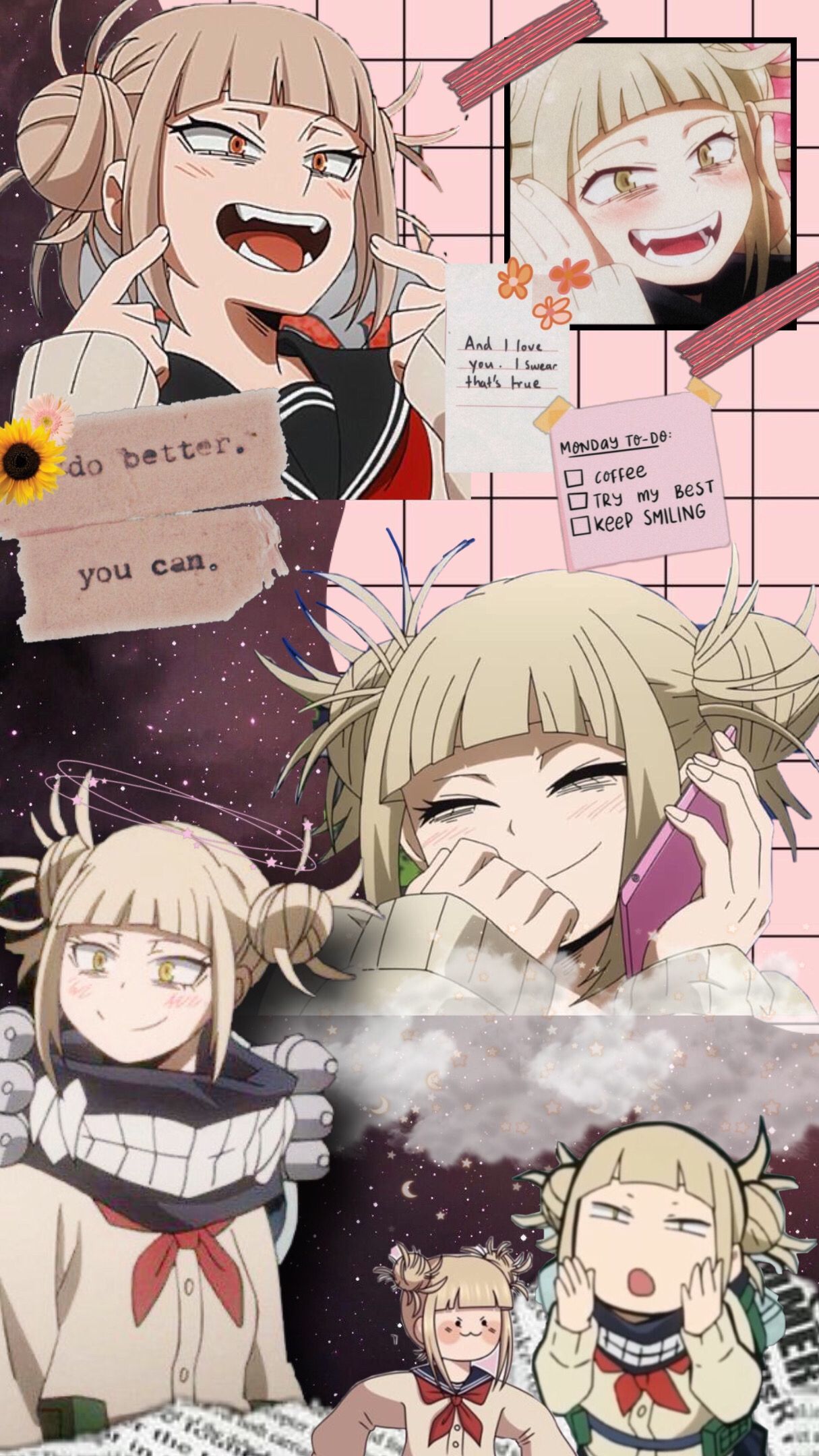 Himiko toga collage. Cute anime character, Cool anime wallpaper, Cute anime wallpaper