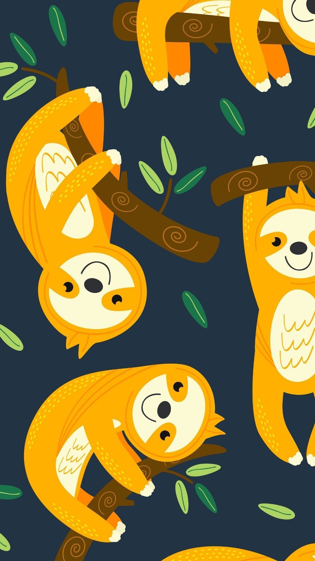 Kawaii Sloth Wallpaper Free Kawaii Sloth Background