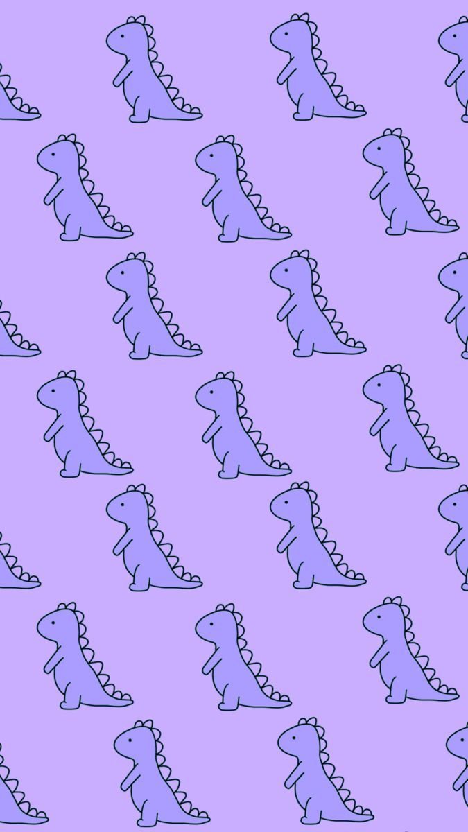 Cute Dino background for iPhone   Hintergrund iphone Süße  hintergründe Pastell hintergrund