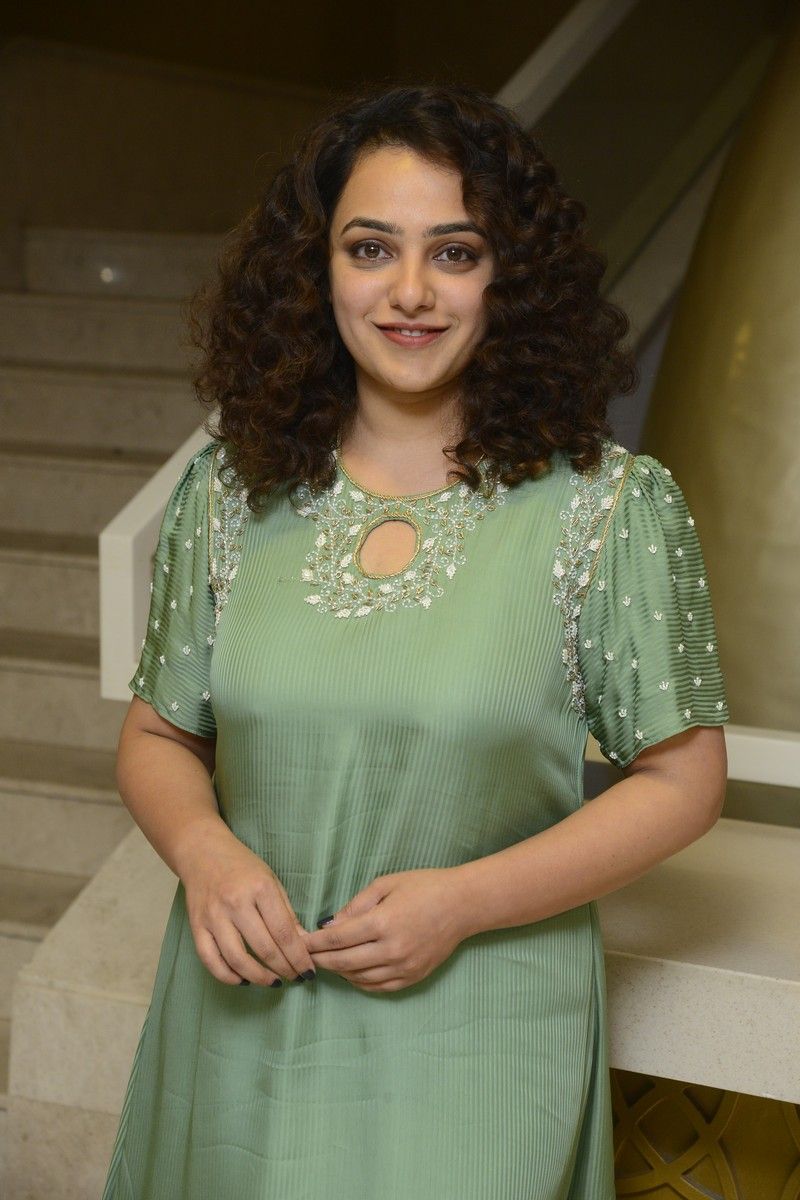 Actress Nithya Menon HD Photo At Ninnila Ninnila Press Meet