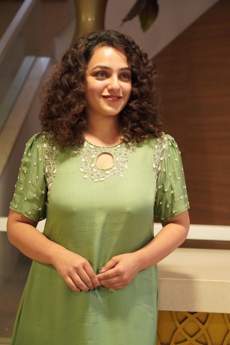 Actress Nithya Menon HD Photo At Ninnila Ninnila Press Meet