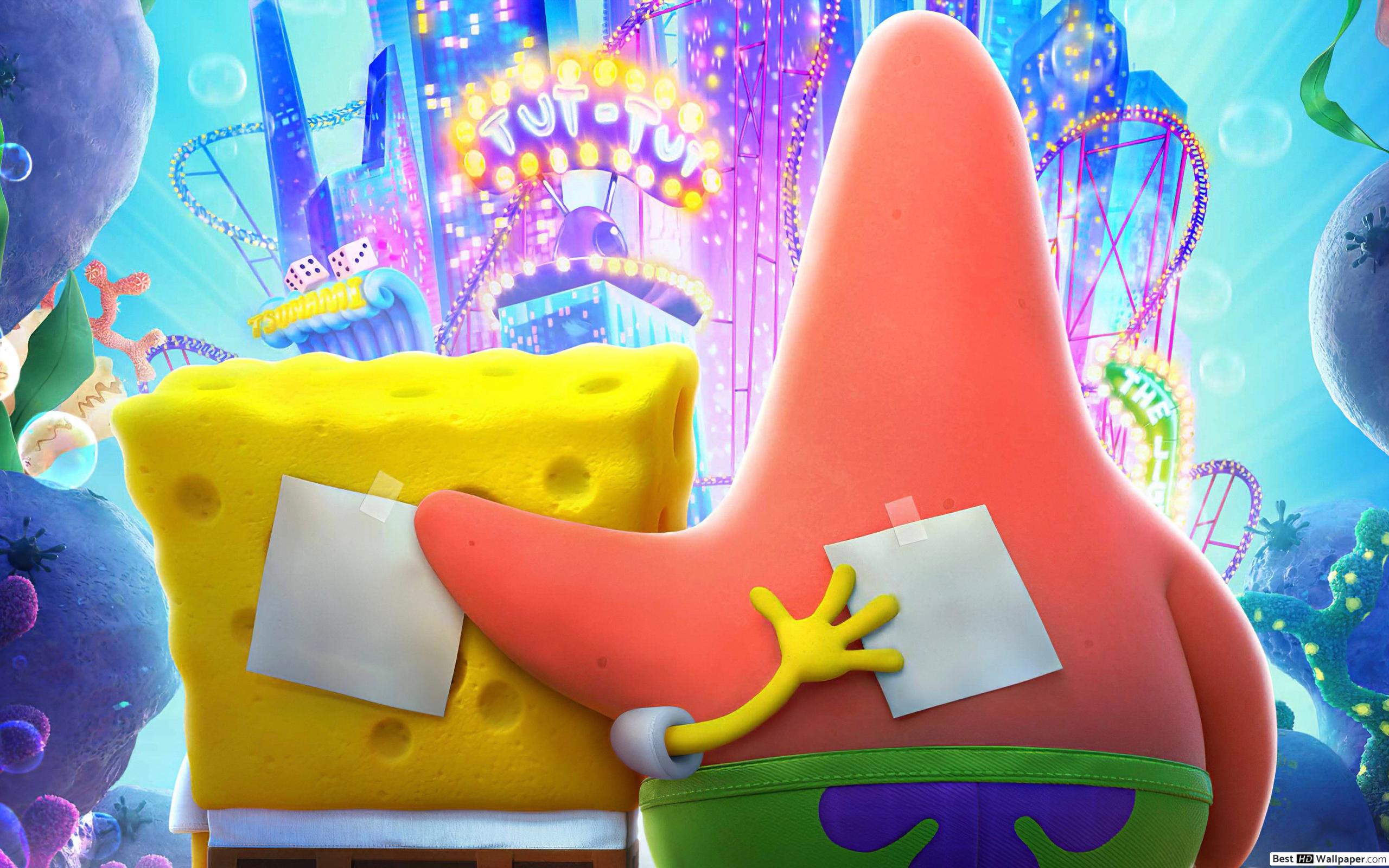 Spongebob Movie Sponge On The Run HD Wallpaper