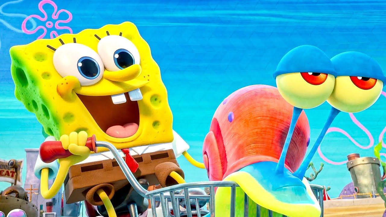 Protect Spongebob & Gary! Clip SPONGEBOB MOVIE: SPONGE ON THE RUN (2020). Spongebob, Spongebob wallpaper, Spongebob iphone wallpaper