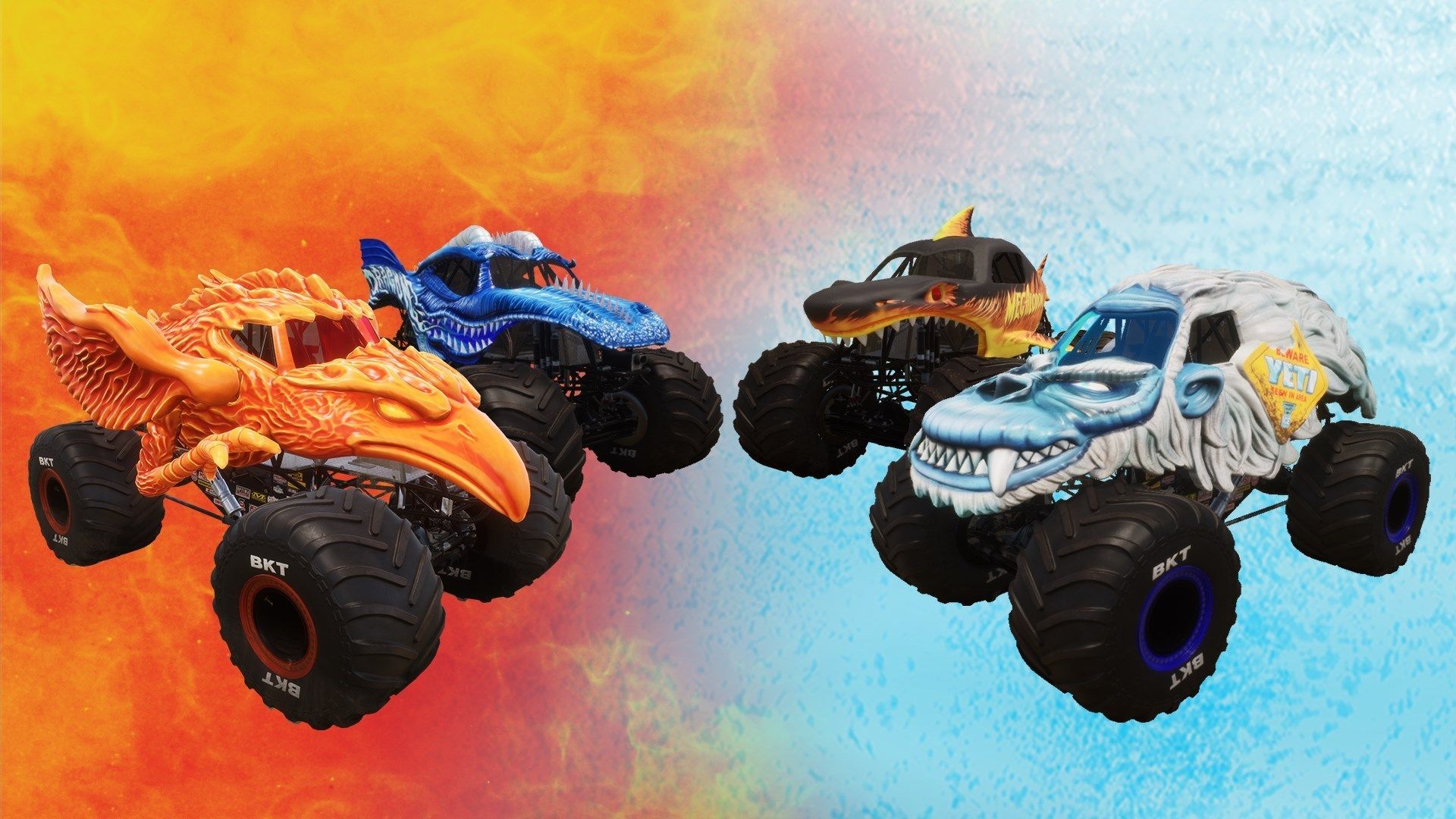 Monster Jam Steel Titans gets new Fire & Ice DLC
