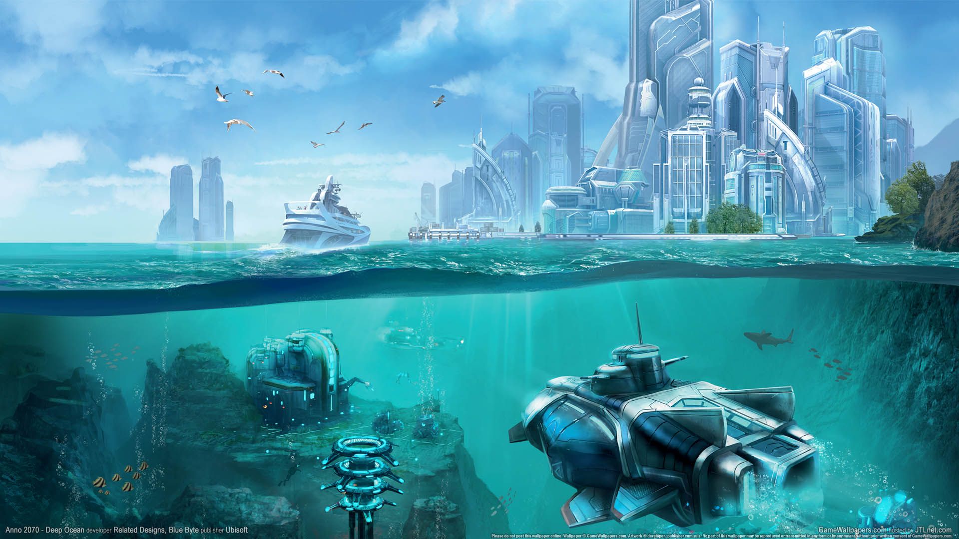 Anno 2070 Ocean wallpaper 03 1920x1080