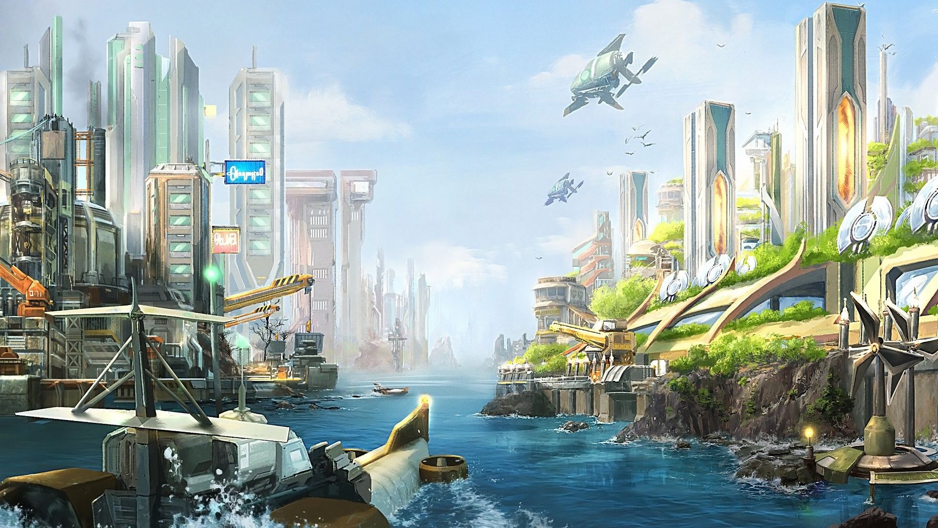 Wallpaper from Anno 2070