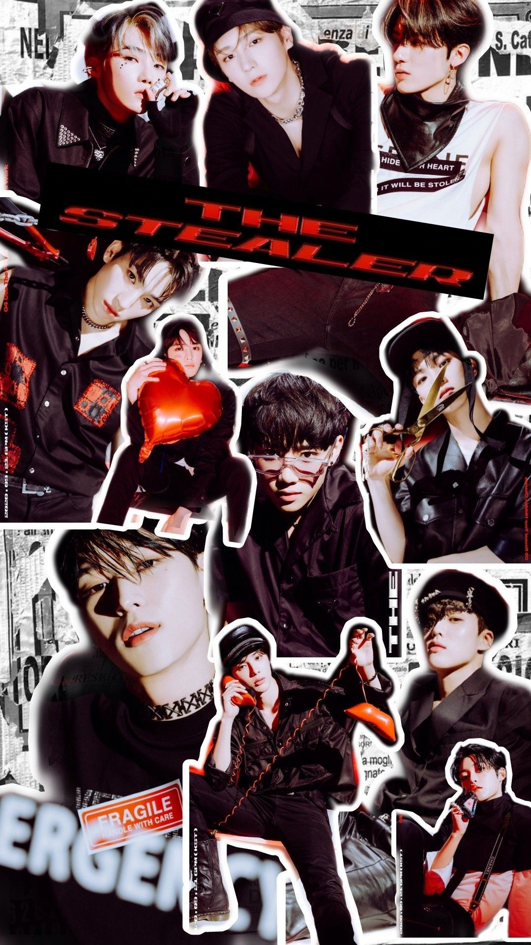 THE BOYZ Stealer Wallpaper. Kpop wallpaper, Retro poster, Kpop posters