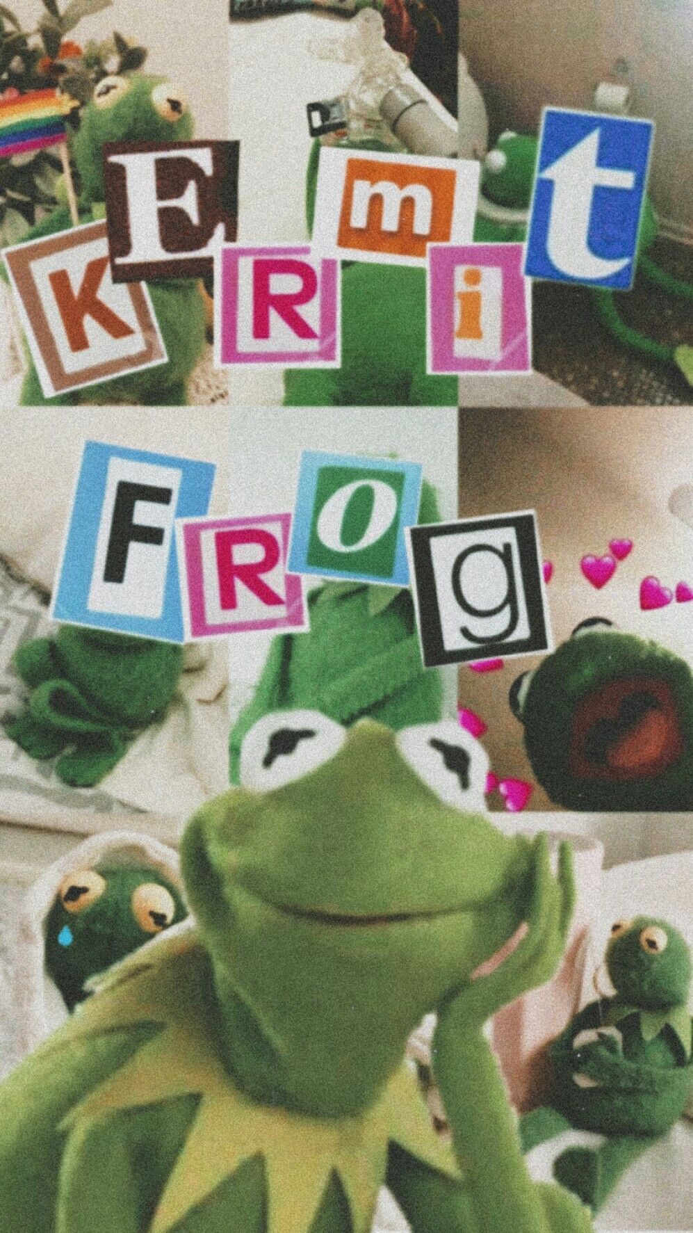 kermitfrog #aesthetics #edit #editing. Frog wallpaper, Funny phone wallpaper, Funny iphone wallpaper