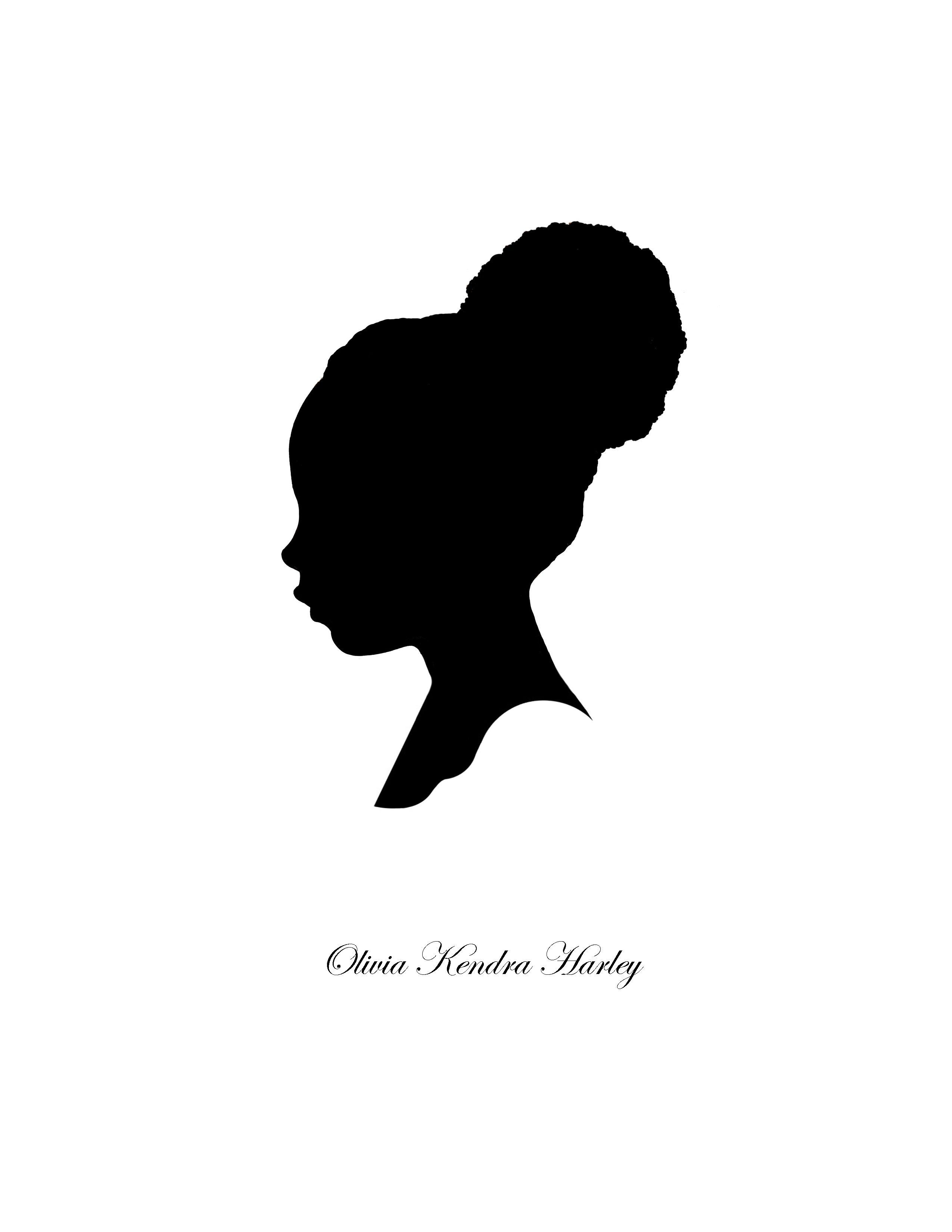 Black Woman Silhouette. Black woman silhouette, Silhouette clip art, Woman face silhouette
