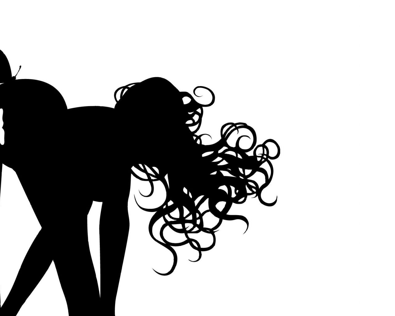 Free download Wallpaper butterfly silhouette hair Female silhouette graphic [1920x1200] for your Desktop, Mobile & Tablet. Explore Woman Silhouette Wallpaper. Silhouette Wallpaper for Walls, Tree Silhouette Wallpaper, Modern Silhouettes Wallpaper