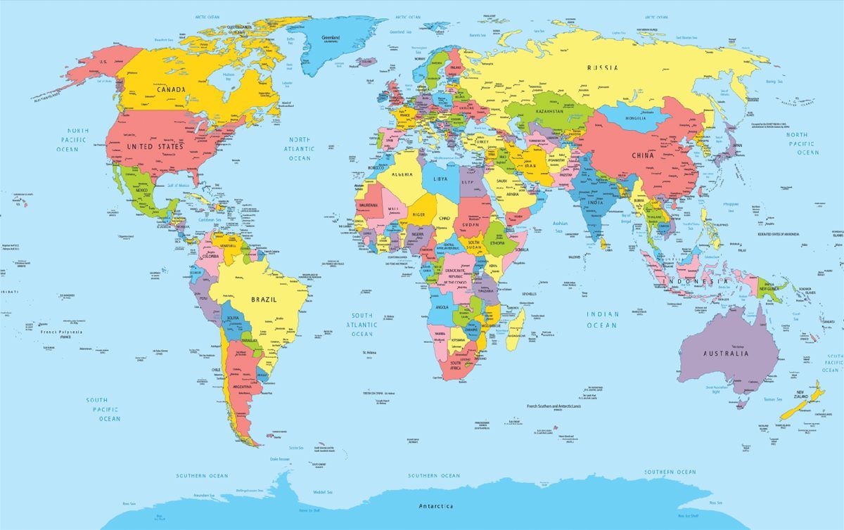 world political map images in hd