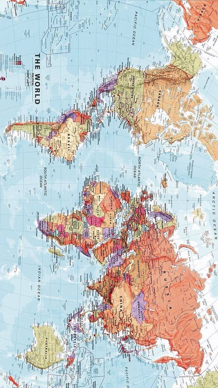 World map Wallpaper by ZEDGE™