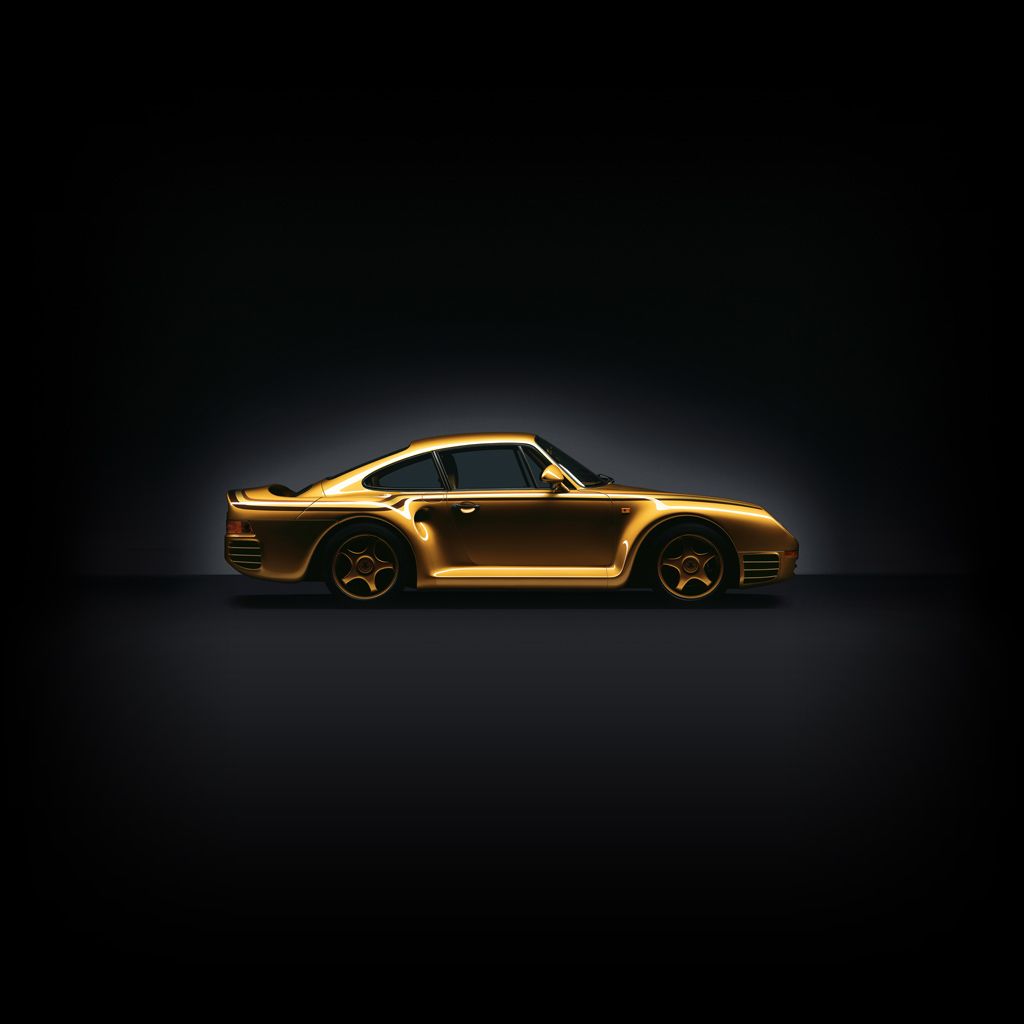 Cars 959 Exclusive Gold Plated IPhone HD Wallpaper Free