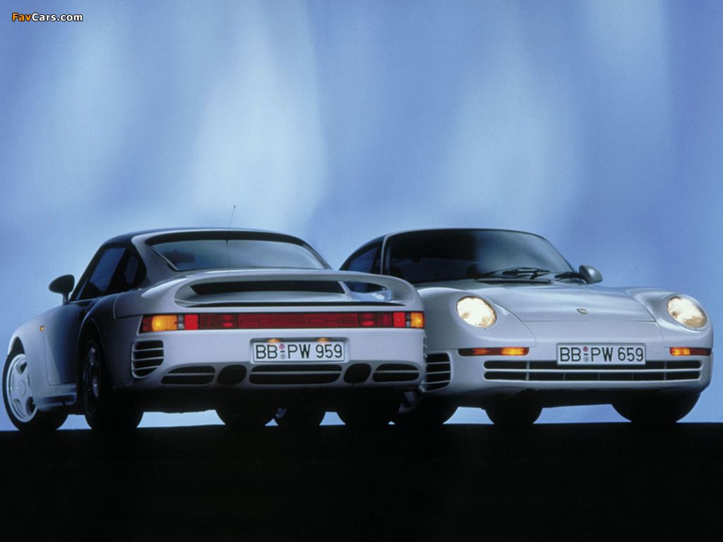 Porsche 959 1987–88 wallpaper (1024x768)