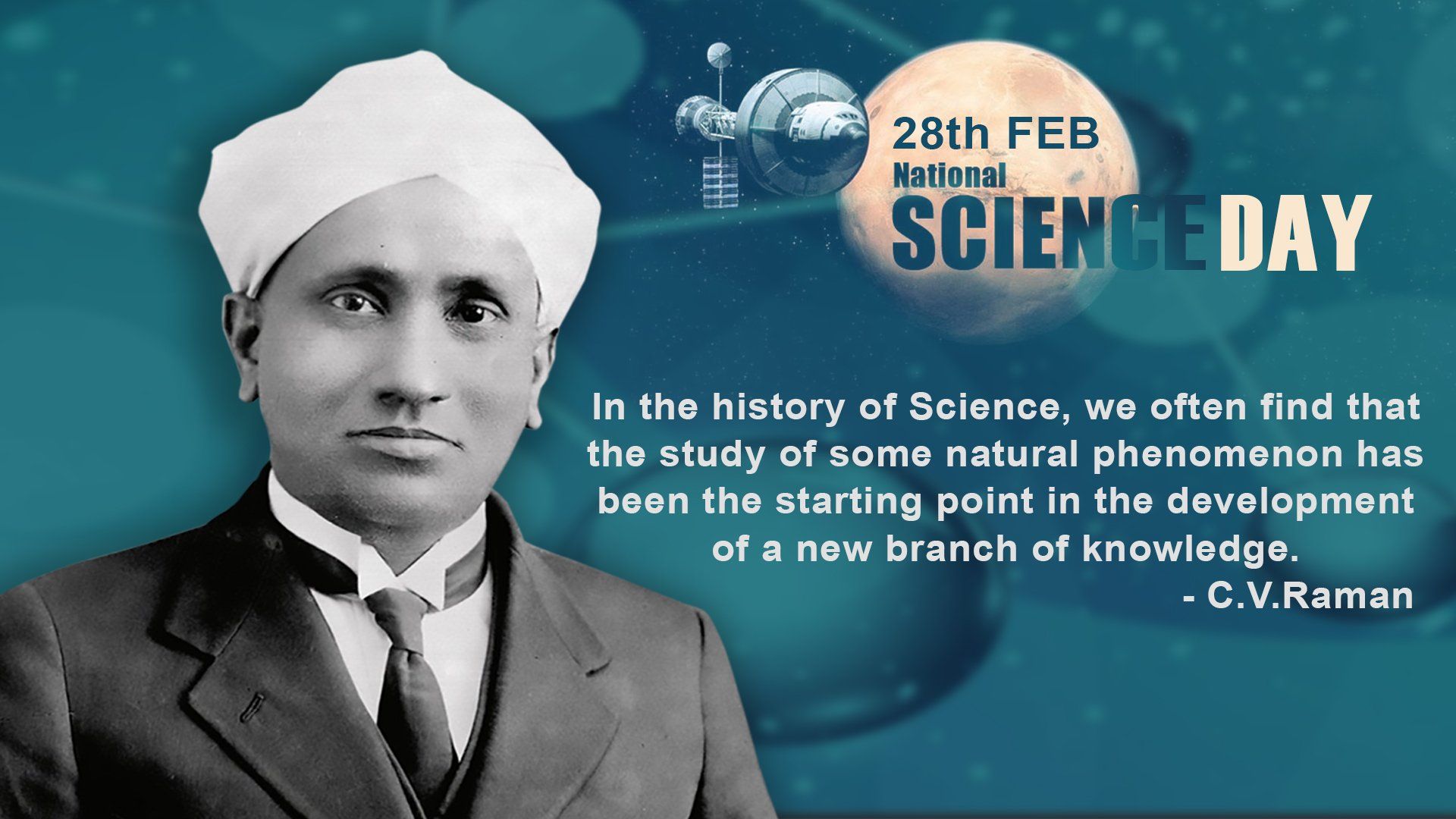 Praful Patel this #NationalScienceDay we must remember the immense contributions made by Sir C.V.Raman in the field of science. We should also celebrate this day to widely spread a