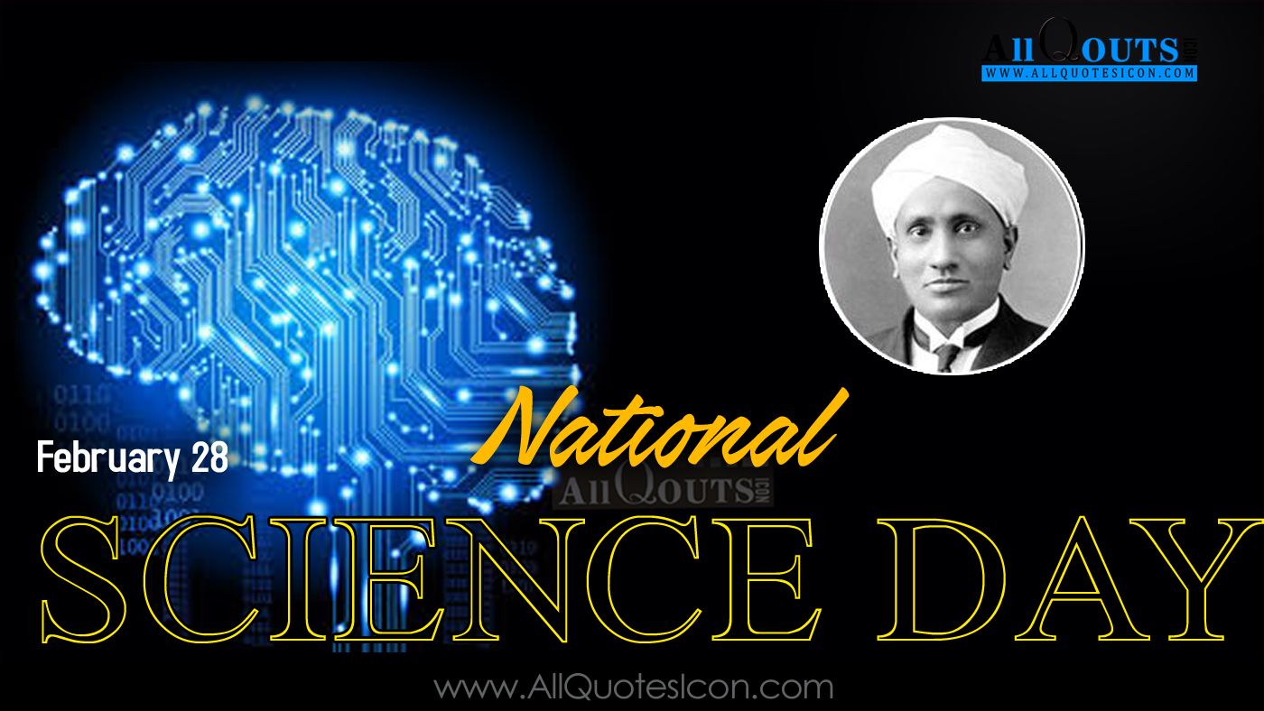 National Science Day Picture Wallpaper Best Science Day Greeitngs English Quotes Image. Telugu Quotes. Tamil Quotes. Hindi Quotes. English Quotes