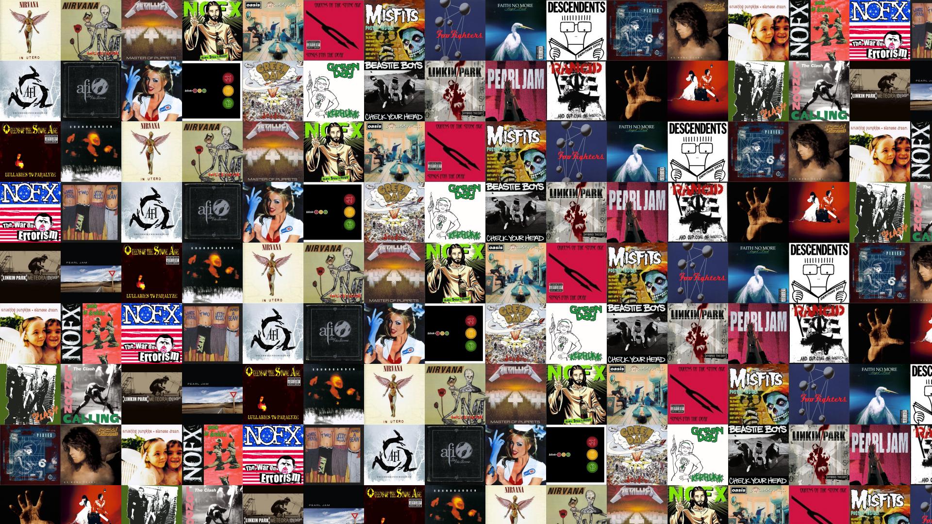 Nirvana In Utero Incesticide Metallica Master Of Puppets Wallpaper « Tiled Desktop Wallpaper