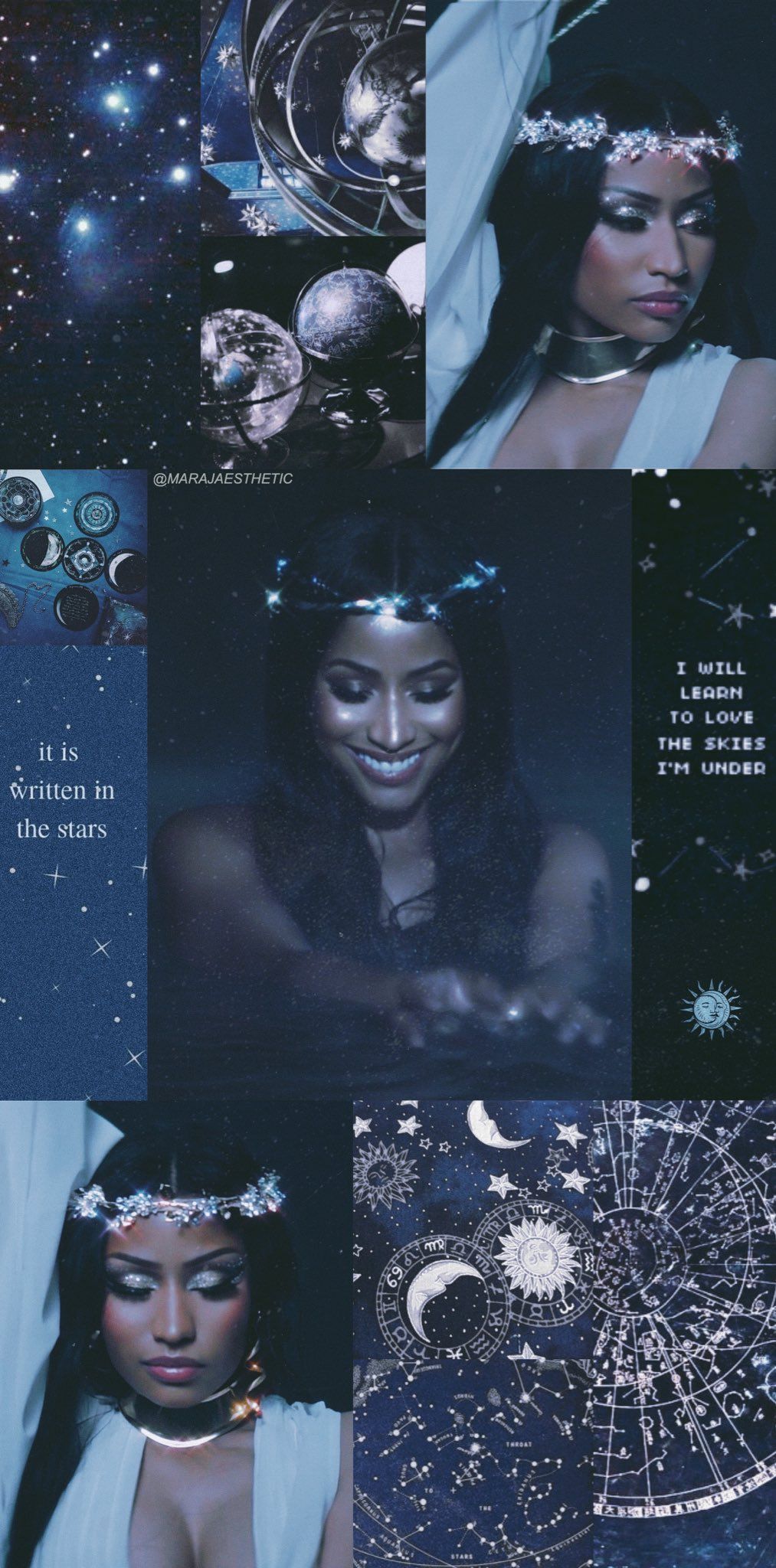 Nicki Minaj blue Wallpaper. Nicki minaj wallpaper, Bad girl wallpaper, iPhone wallpaper tumblr aesthetic