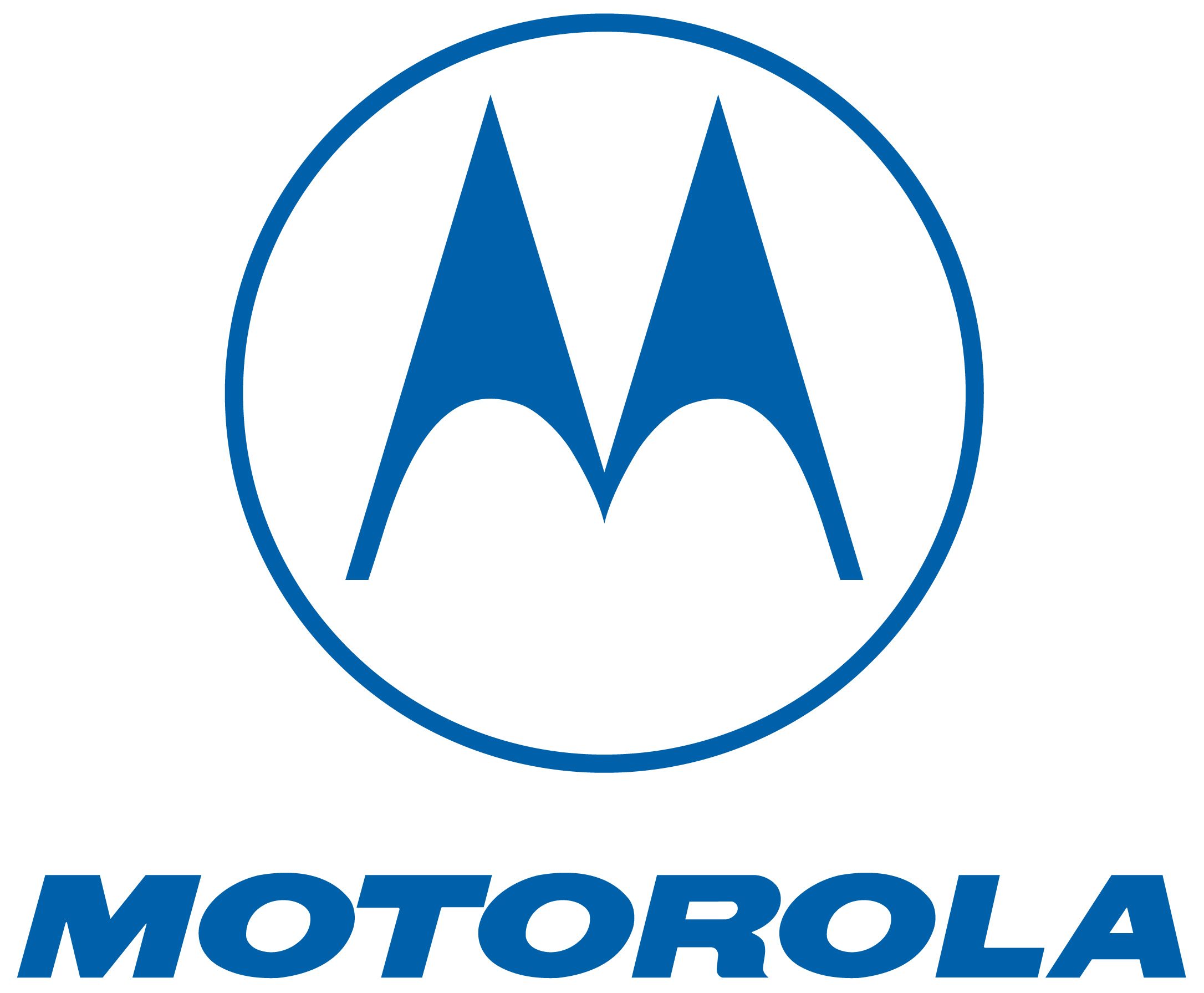 Blue Motorola Logo