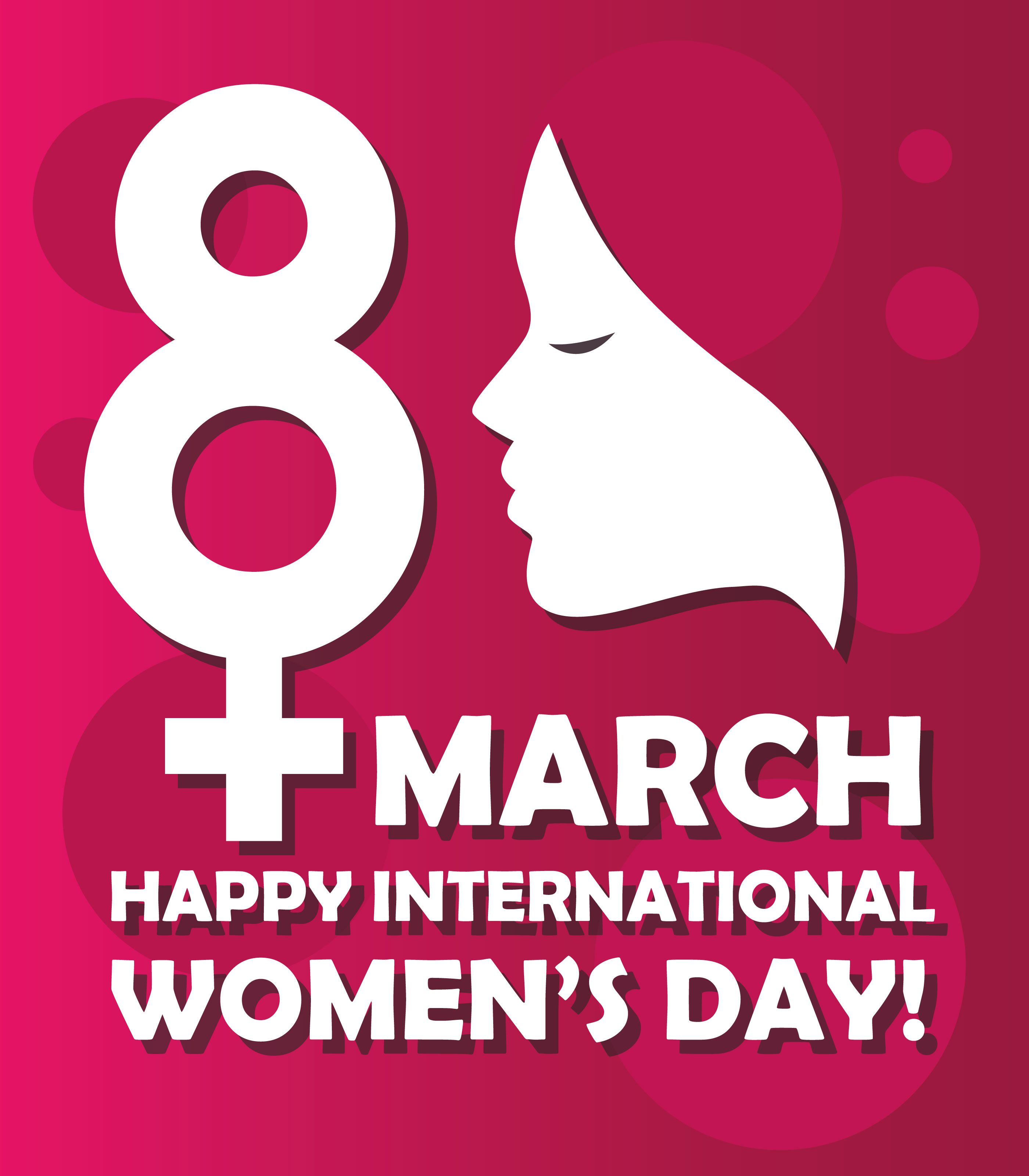 Happy International Women's Day Free Vectors, Clipart Graphics & Vector Art