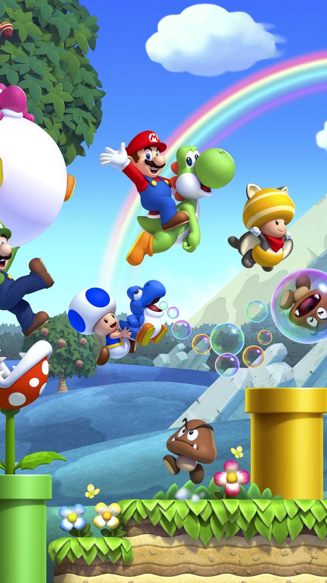 Mario Bros Game Mobile HD Wallpaper. Mario art, para iphone, Imagens do mario