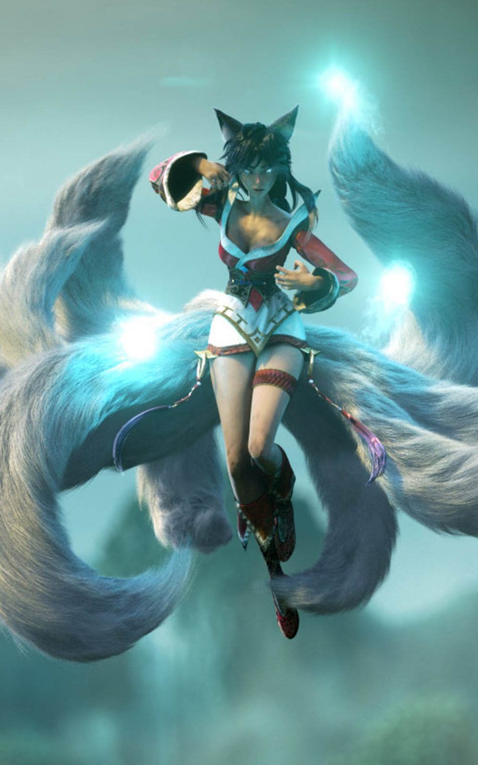Ahri League Of Legends HD Mobile Wallpaper Of Legends Wallpaper 4k Phone
