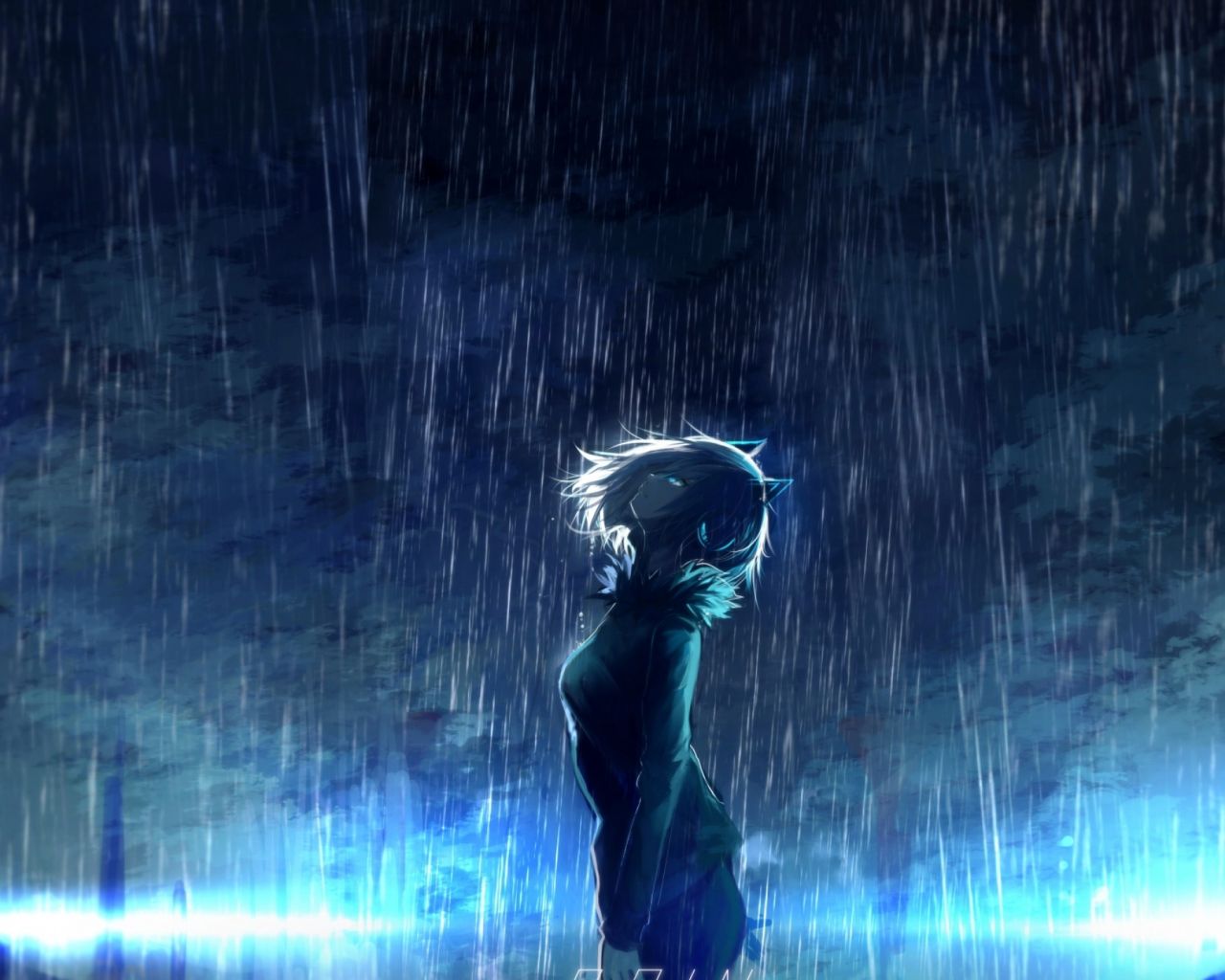 Rain Aesthetic Anime Wallpapers - Wallpaper Cave