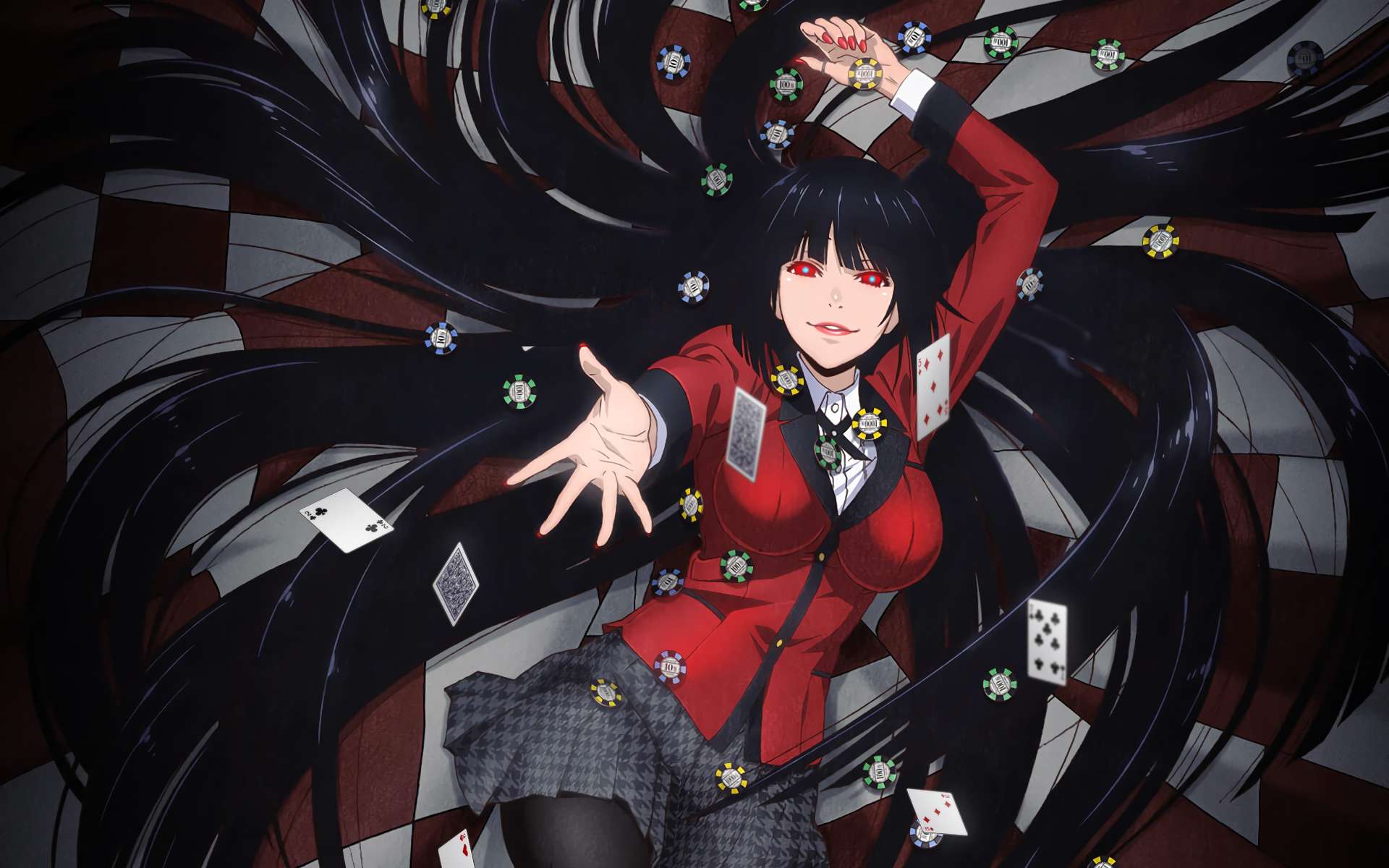 Kakegurui Yumeko Aesthetic Wallpapers - Wallpaper Cave