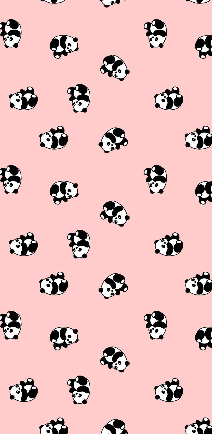 Cute Kawaii Panda Phone Wallpaper