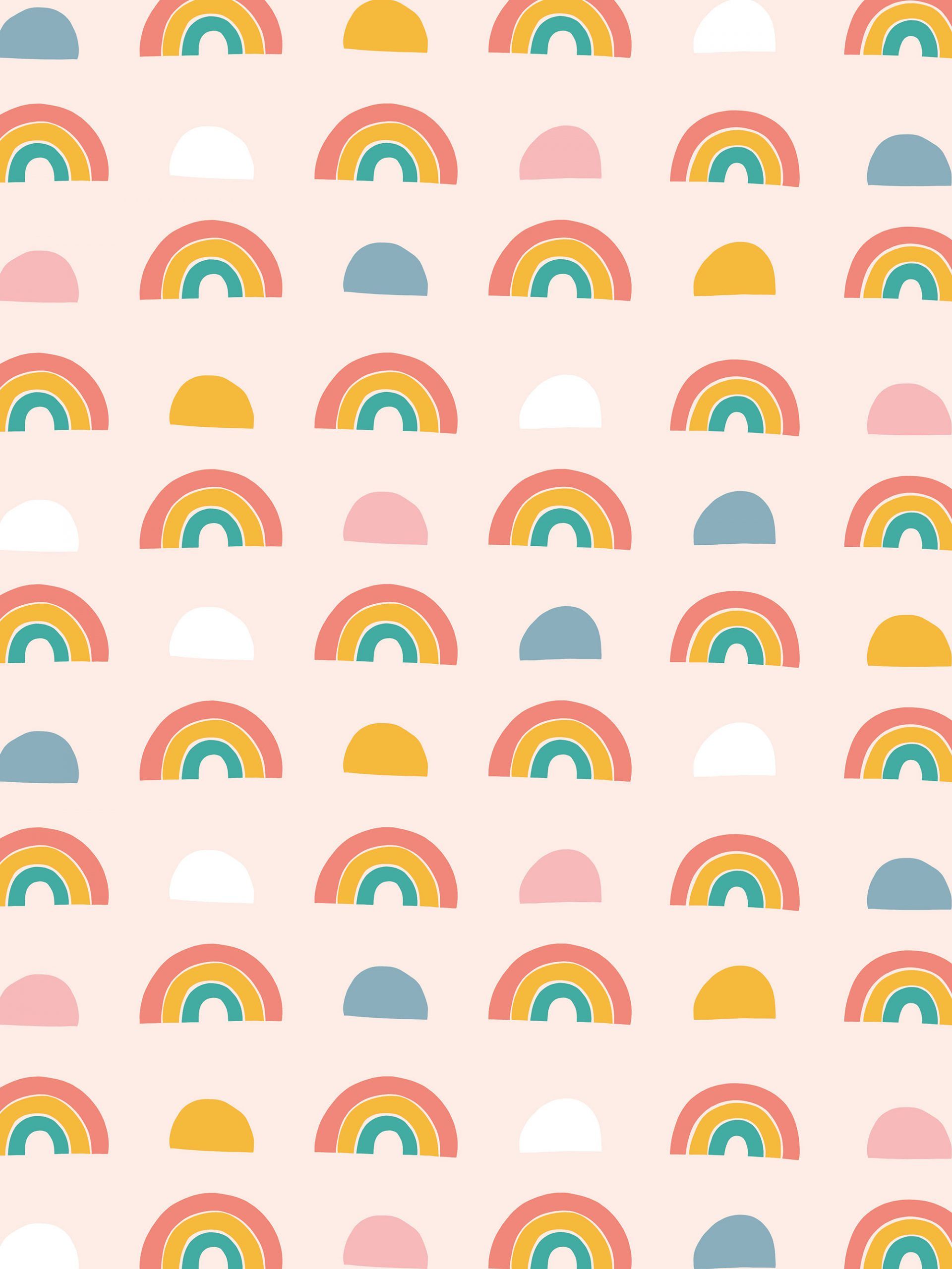 Rainbow patterned desktop, tablet and phone wallpaper. Rainbow wallpaper background, Rainbow wallpaper iphone, Rainbow wallpaper