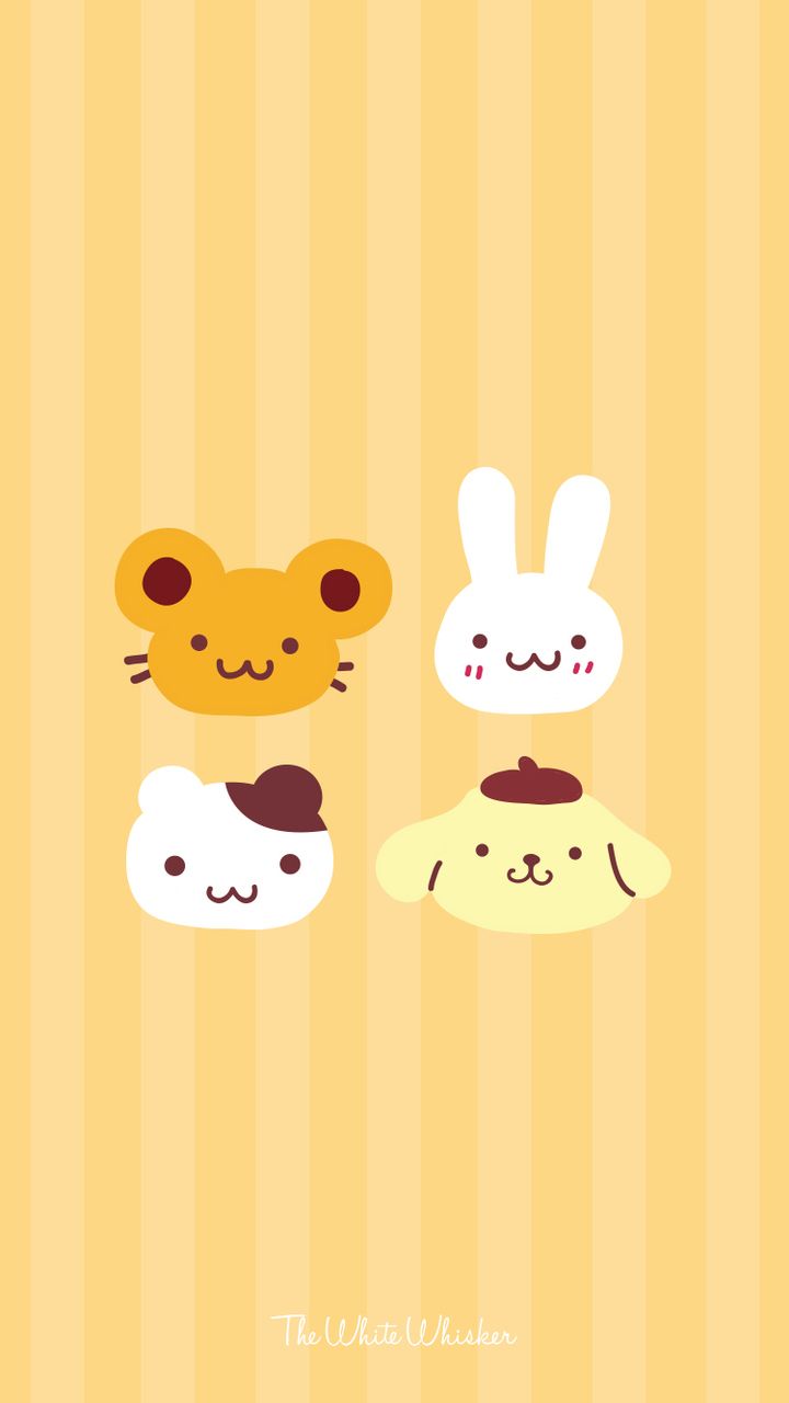 Sanrio Pompompurin Phone And Tablet Wallpaper