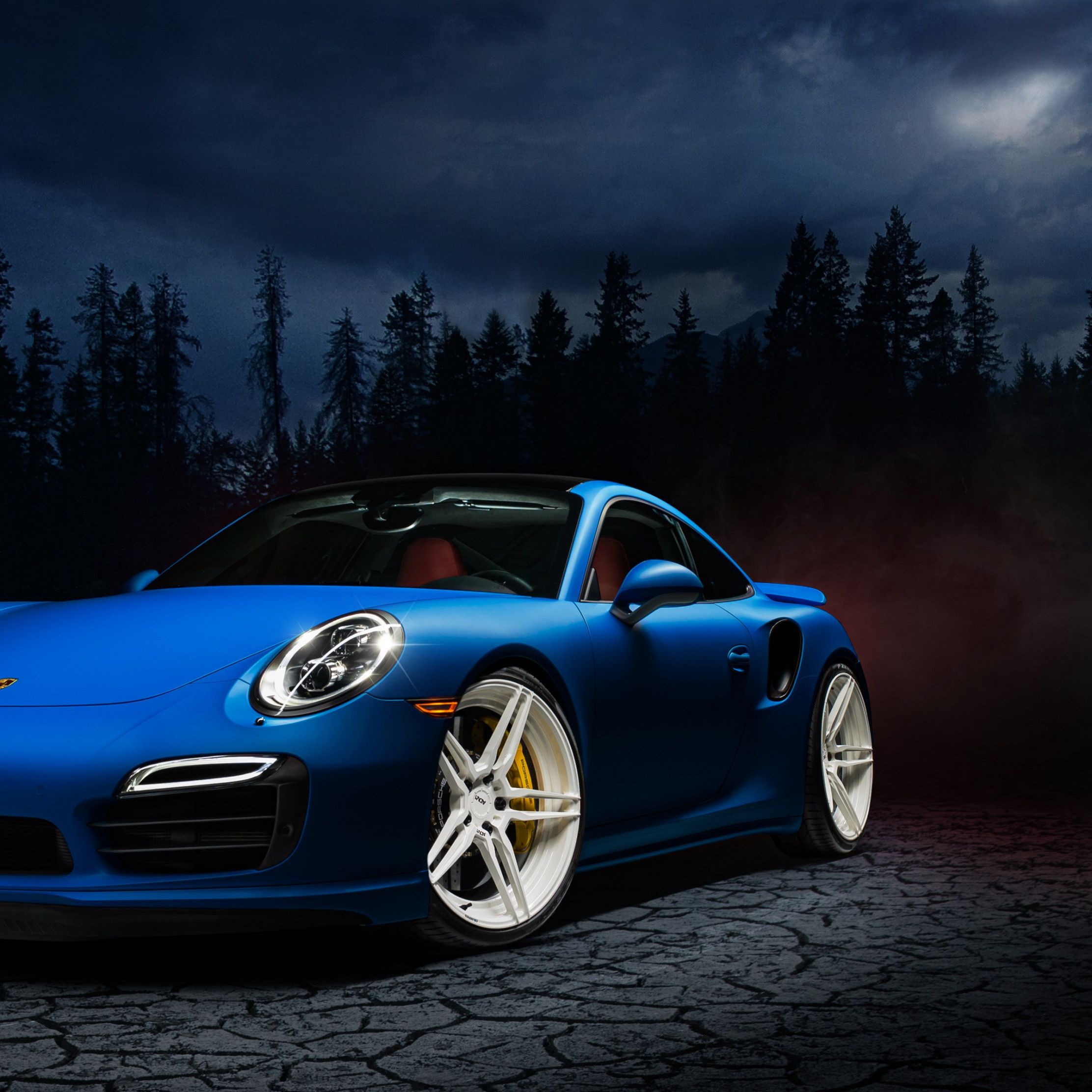Download wallpaper: Porsche 911 blue 2224x2224
