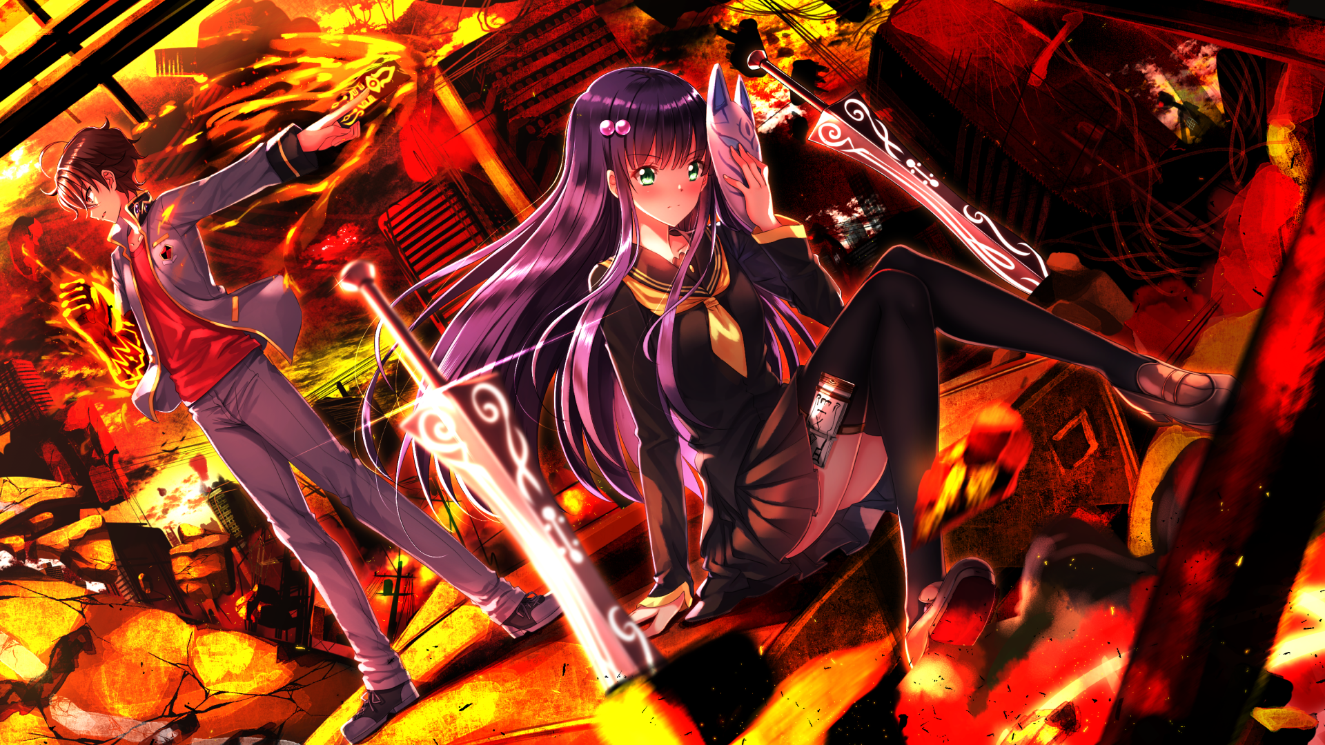 Twin Star Exorcists Computer Wallpaper, Desktop Backgroundx1080. Twin star exorcist, Exorcist anime, Anime
