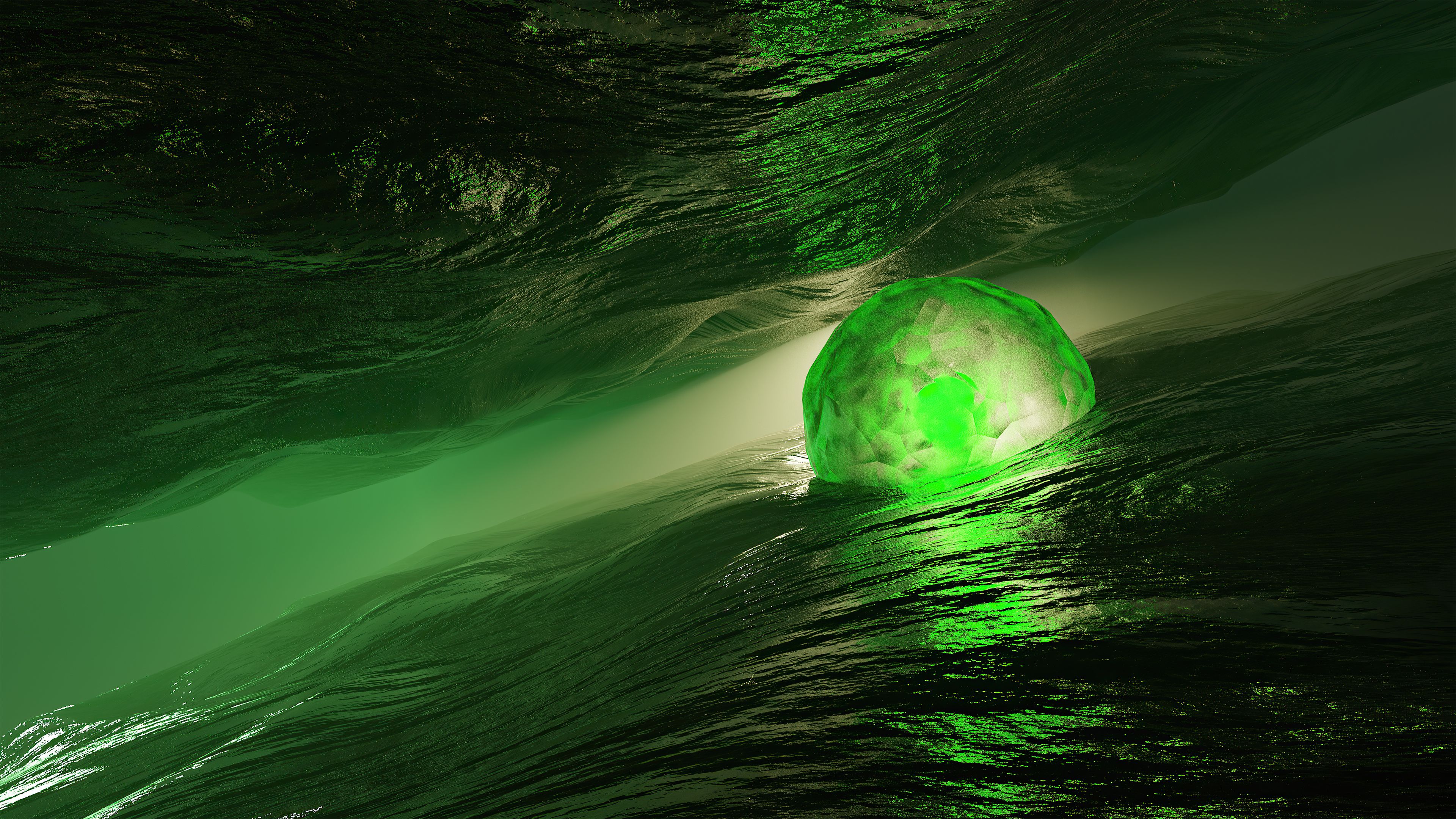 Green Space Planet Blended 4k, HD Artist, 4k Wallpaper, Image, Background, Photo and Picture