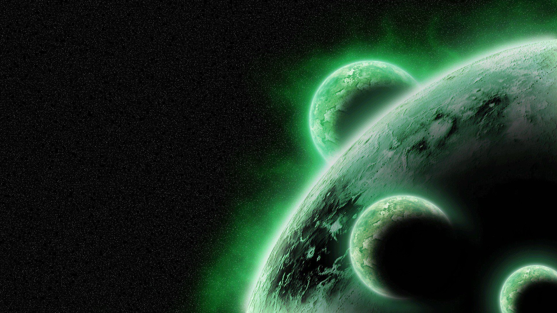 Free download Green outer space stars planets wallpaper 1920x1080 346246 [1920x1080] for your Desktop, Mobile & Tablet. Explore Green Space Wallpaper. Apple Space Wallpaper