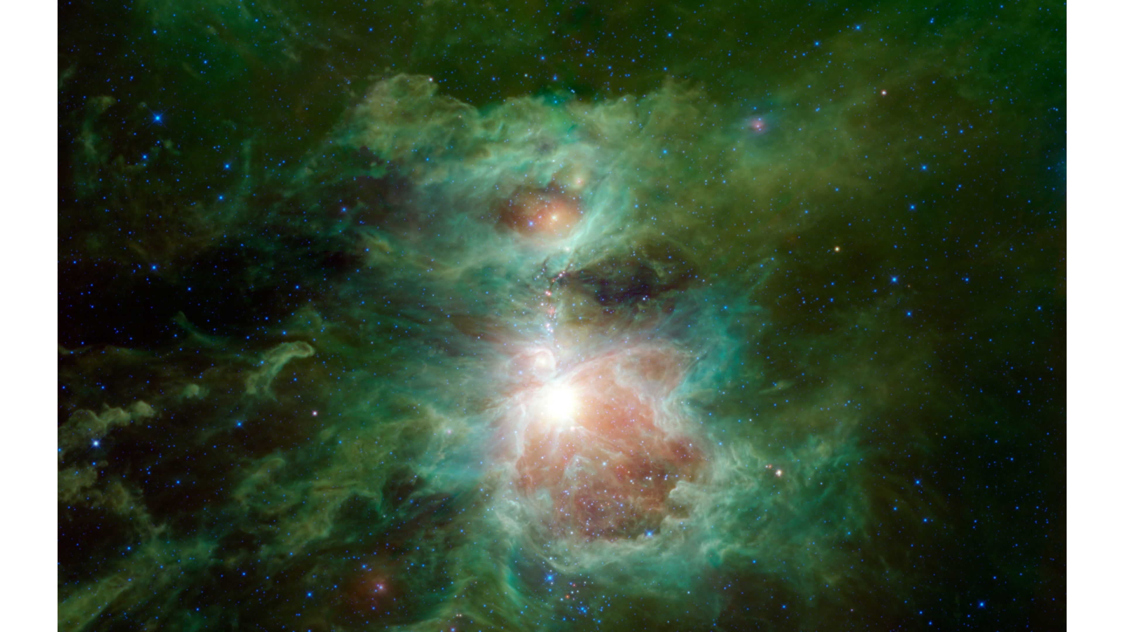 3840x Green Space 4k Wallpaper Data Id 122340 Nebula Infrared