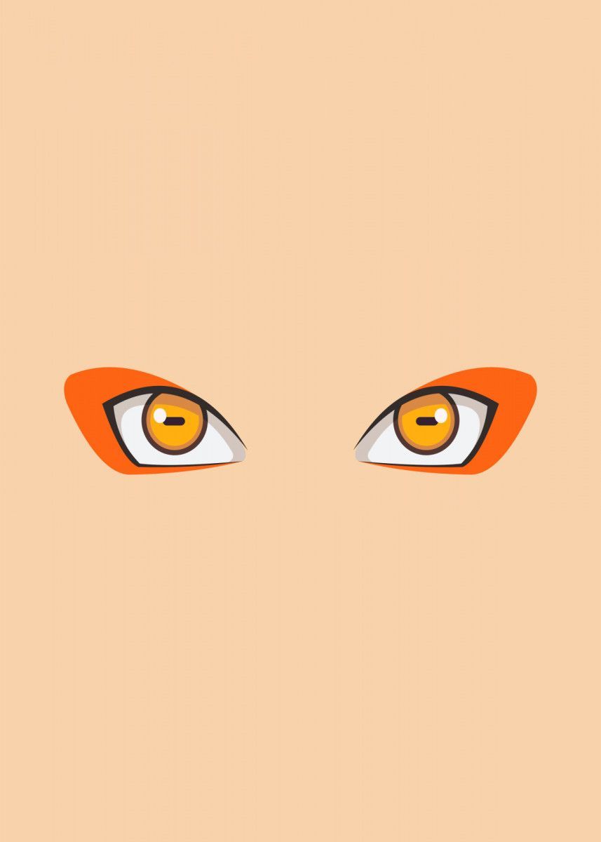naruto eye' Metal Poster Print Art. Displate. Naruto eyes, Wallpaper naruto shippuden, Naruto art
